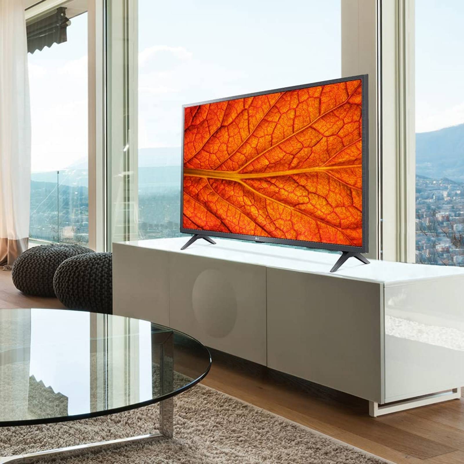 Pantalla 32 pulgadas lg smart tv al thinq hd negro 32lm637bpub