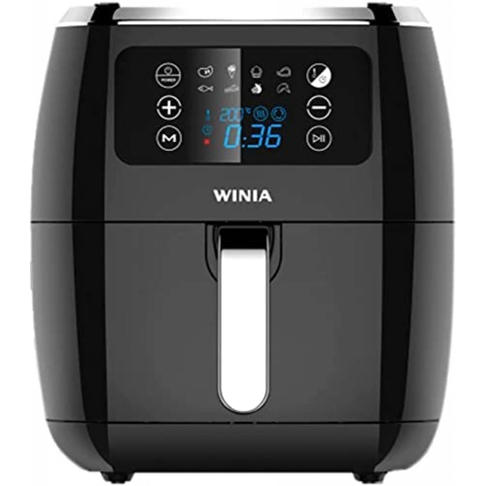 Freidora de aire multifuncional 7 lts marca winia freír, hornear, deshidratar, tostar y calentar