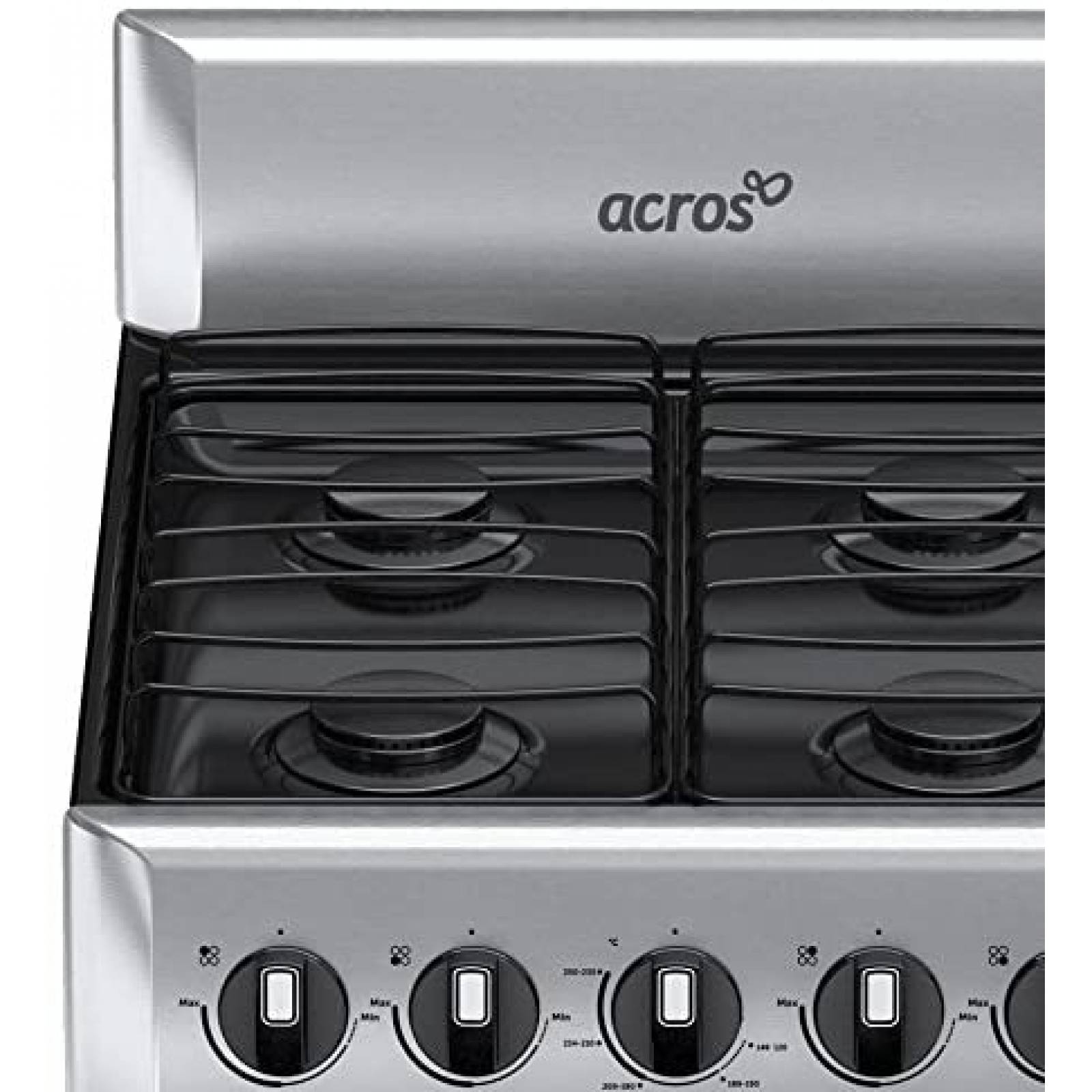 Estufa acros de gas de piso 20 pulgadas 4 quemadores gris modelo naw1001s