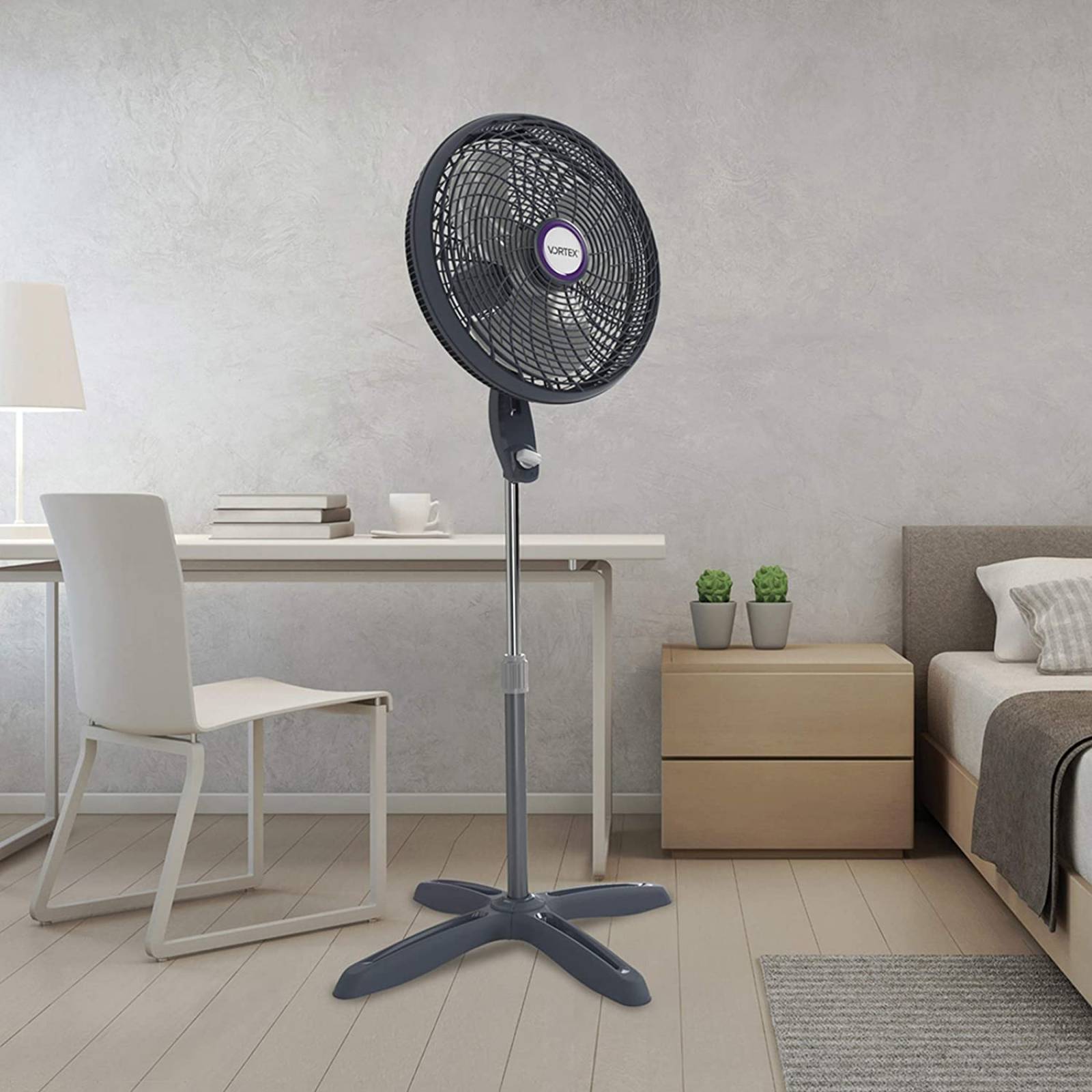 Ventilador de 18" pedestal vortex (p180) marca navia