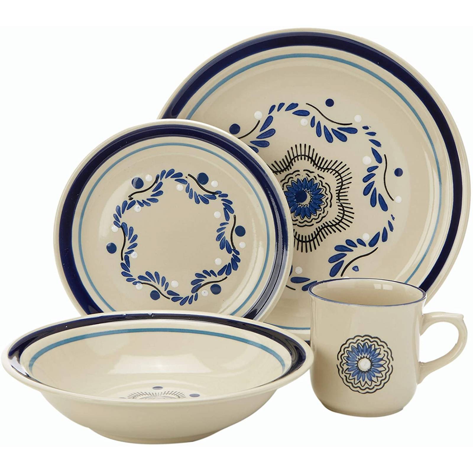 Vajilla santa anita atlixco 16 pzas