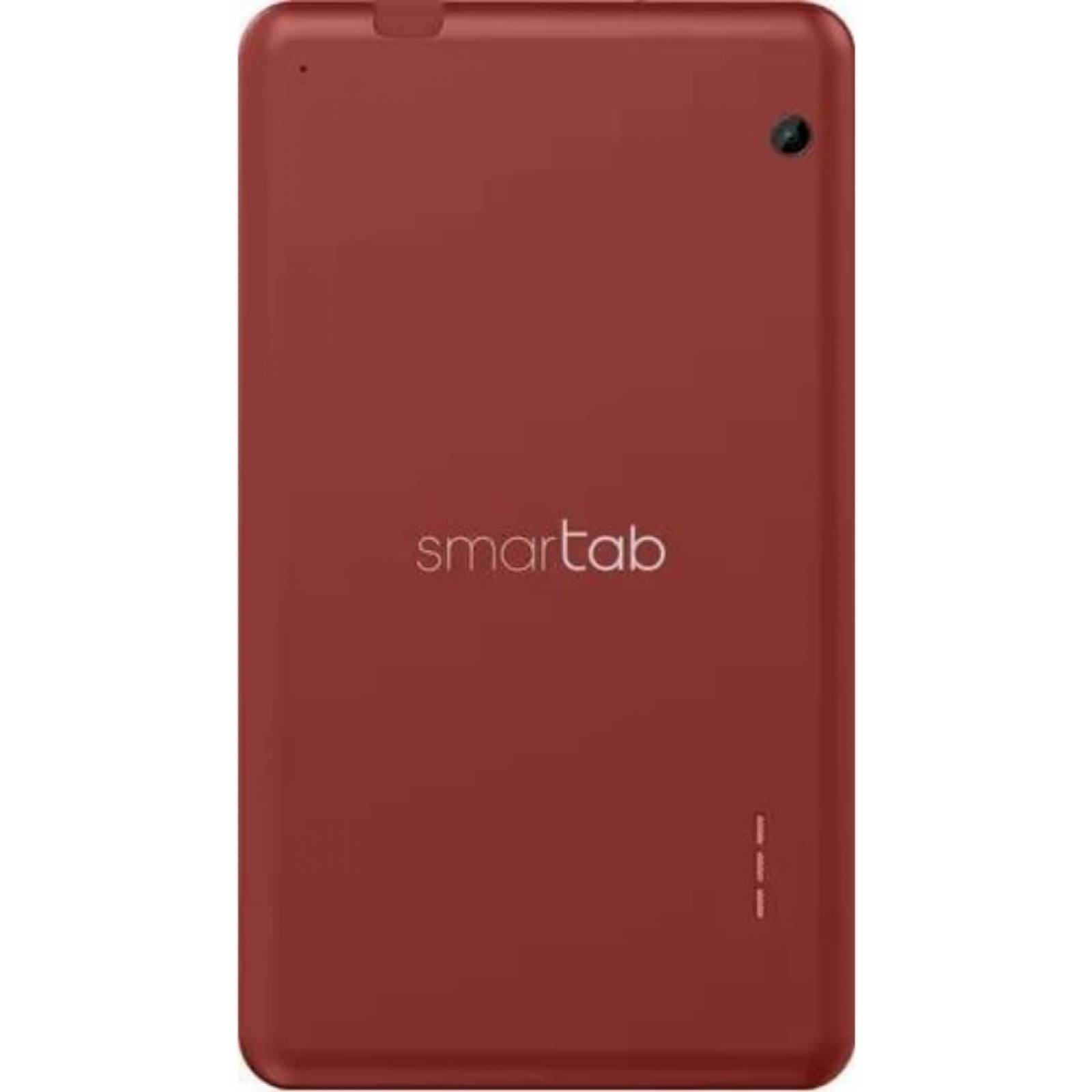 Tableta smart tab 7 android 9.0 quad 1gb ram 16gb memoria interna camara frontal y trasera color rojo