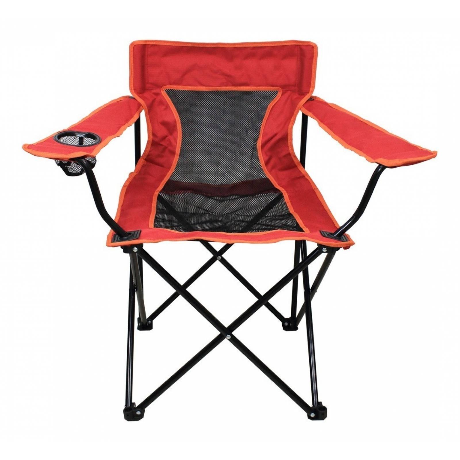 Silla plegable con brazos go roja coleman