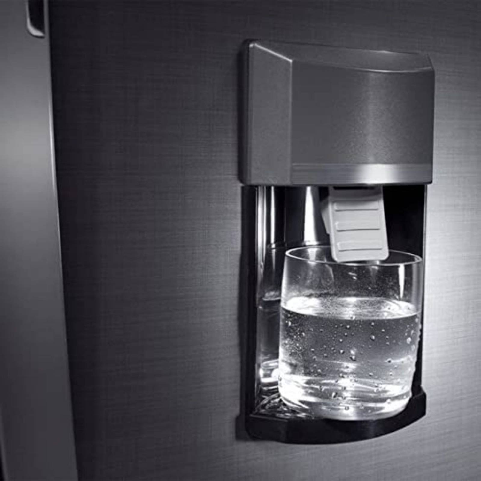 Refrigerador 11p3 dos puertas despachador de agua gris grafito mabe