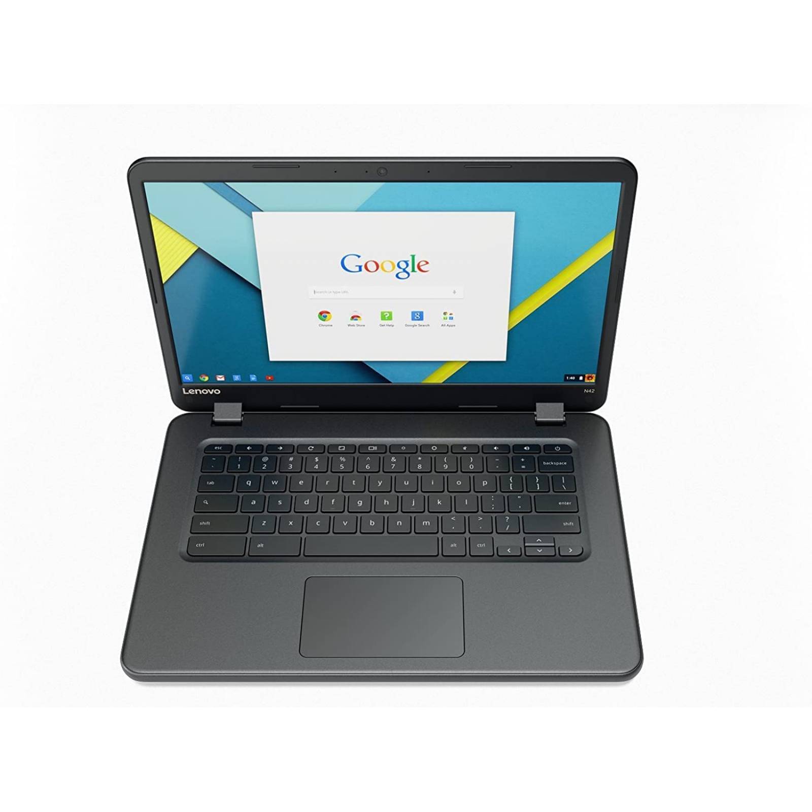 Lenovo chromebook 14 n42 1.6 ghz intel celeron n3060 dual core 4gb ram 16gb emmc hd graphics (reacondicionado)
