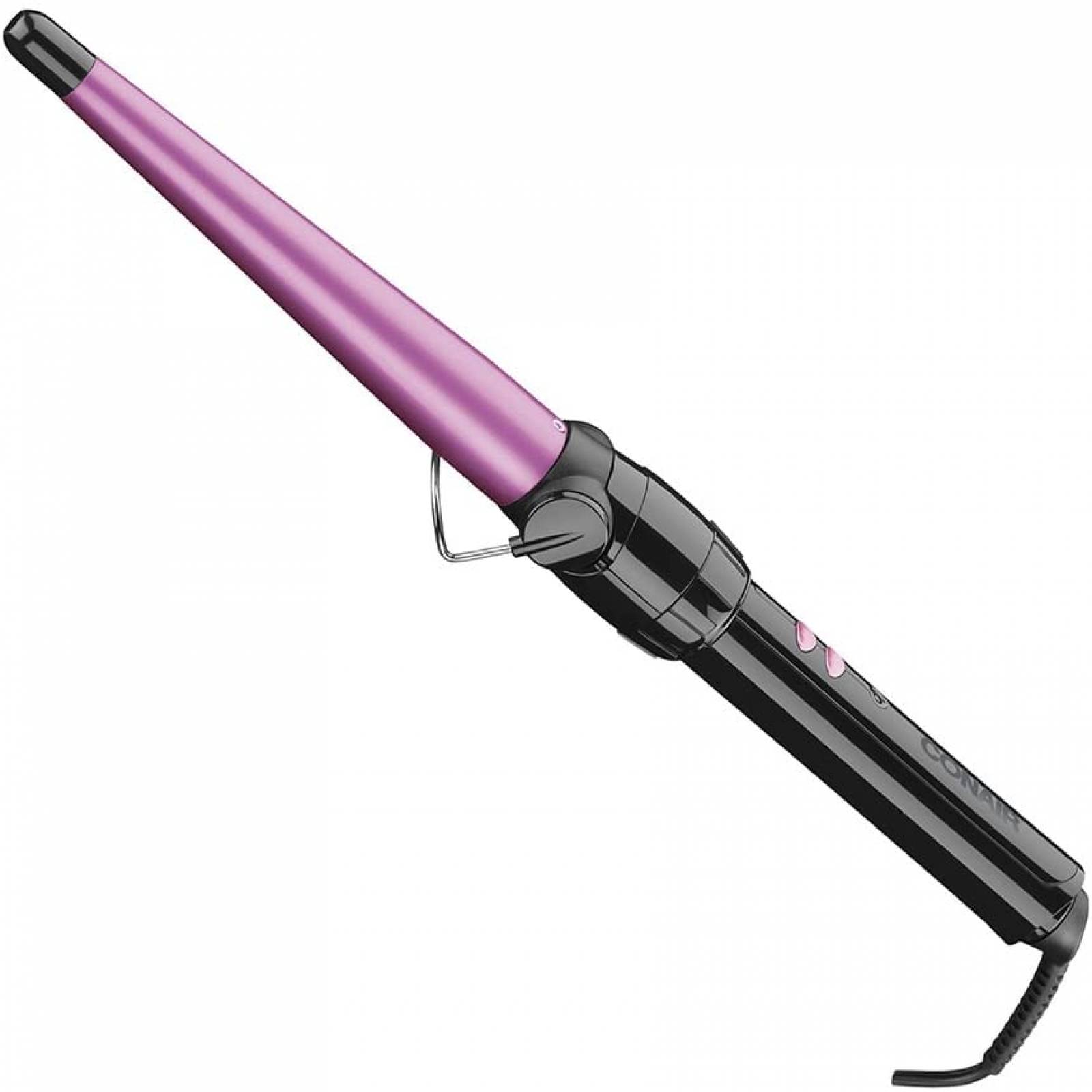 Rizadora para cabello ferro conico de doble ceramica conair
