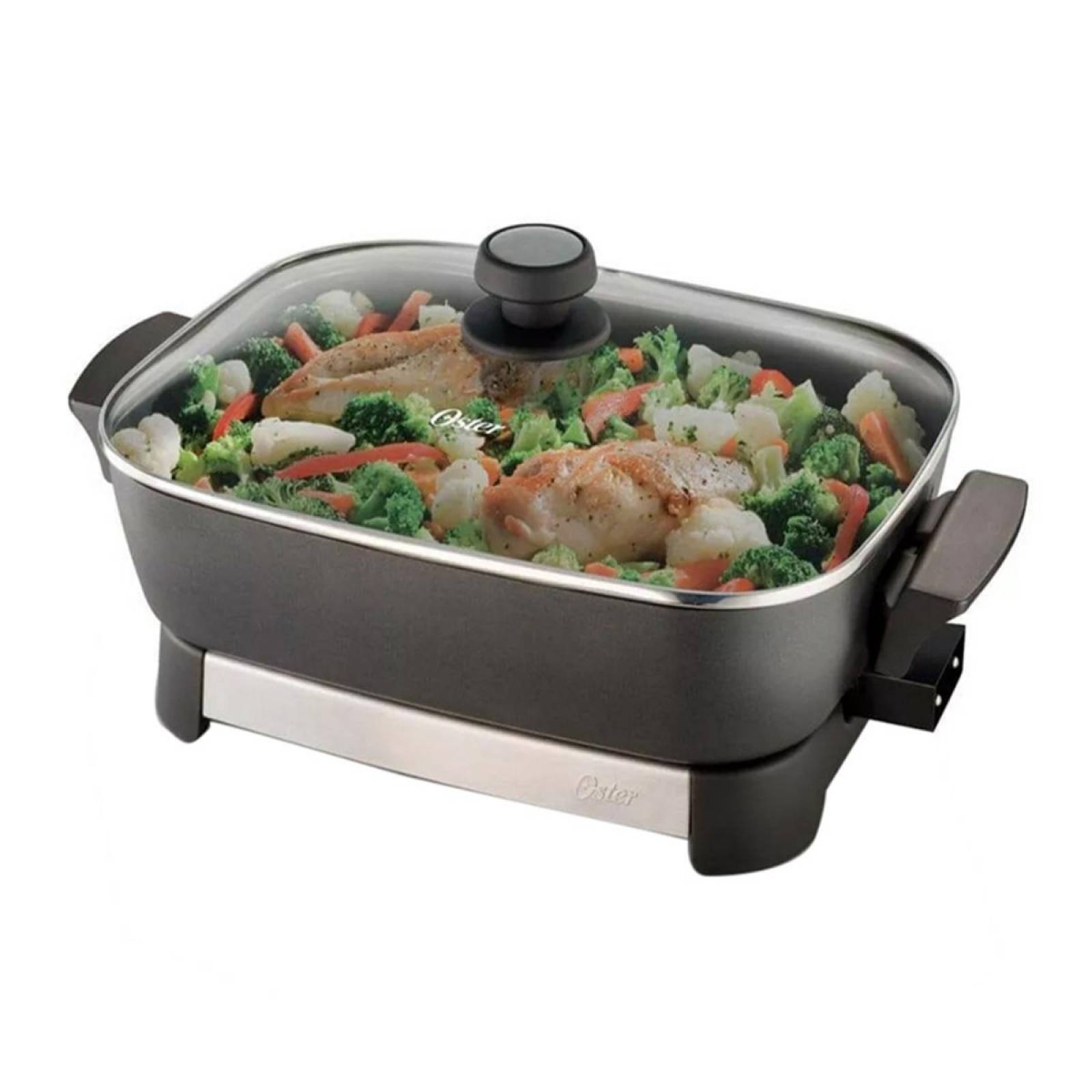 Sarten electrico oster mod. ckstskfm05013 con antiadherente 30cm x 50cm