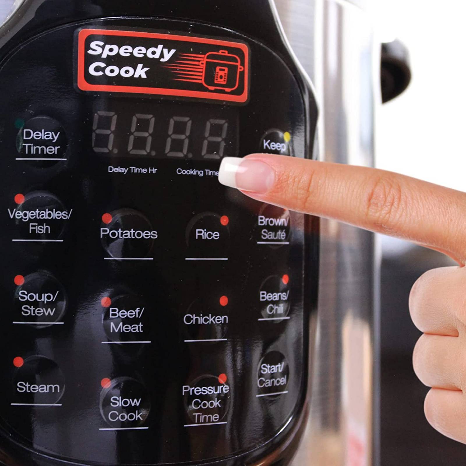 Olla de cocción lenta con multifunciones de 6qt (reacondicionado)