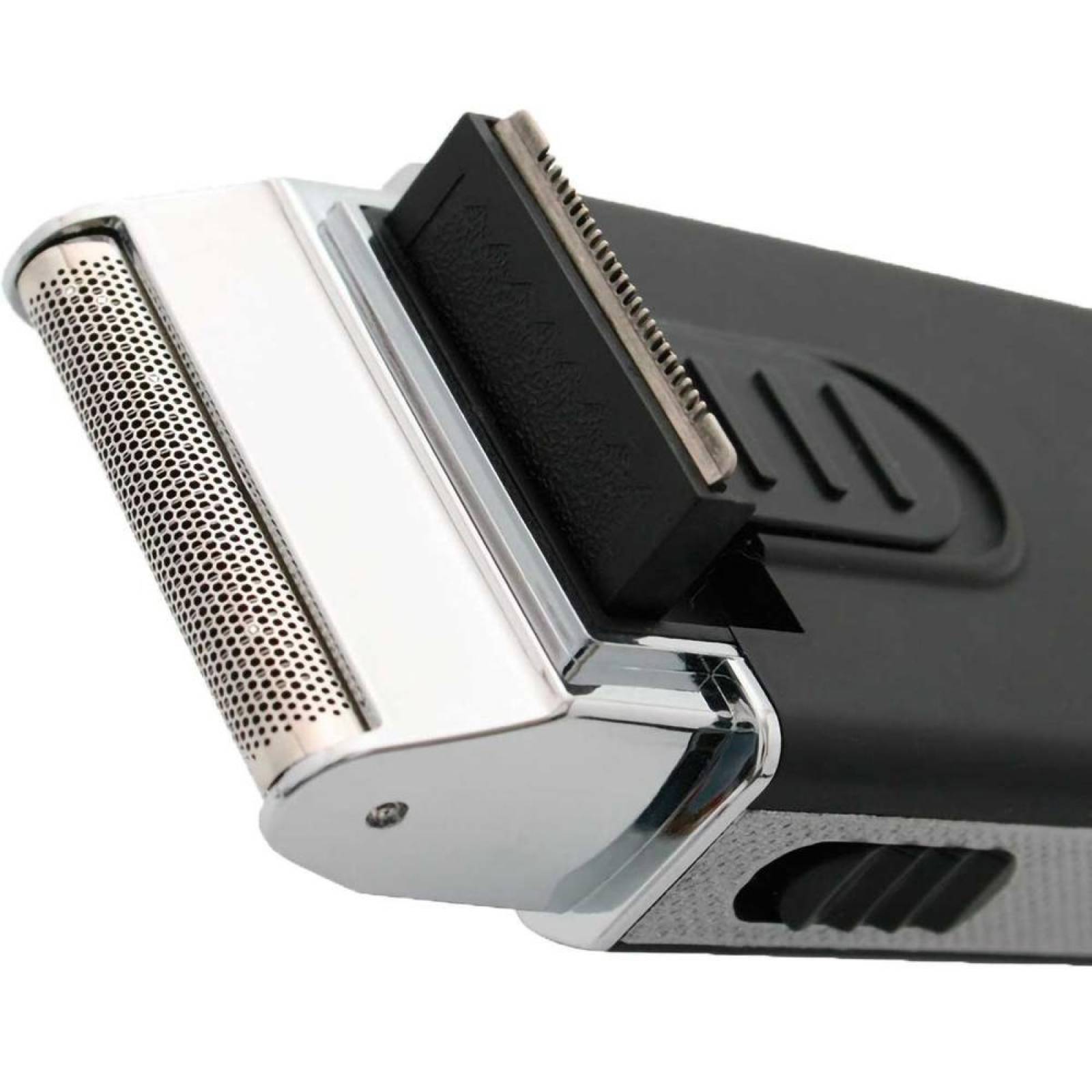 Rasuradora barba y bigote inalámbrica recargable negro taurus