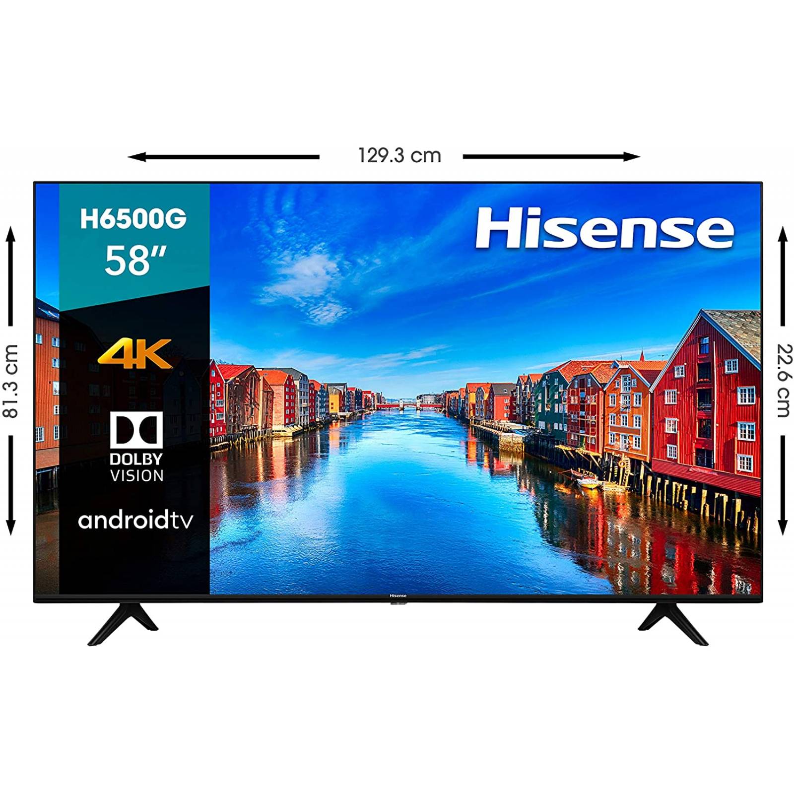 Pantalla 58 pulgadas smart tv 4k uhd hisense