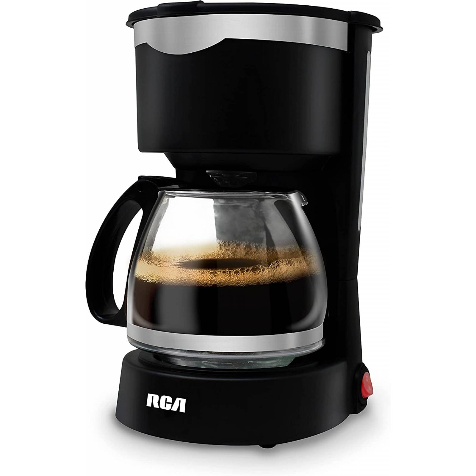 Cafetera electrica capacidad de 650 ml cristal resistente 650 watts marca rca