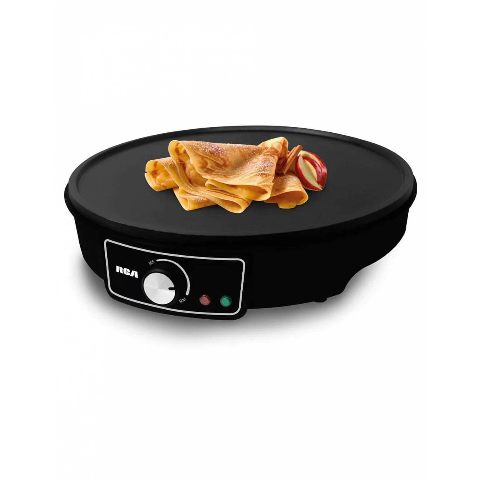 Crepera plancha antiadherente control de temperatura de 28 cm de diametro rca