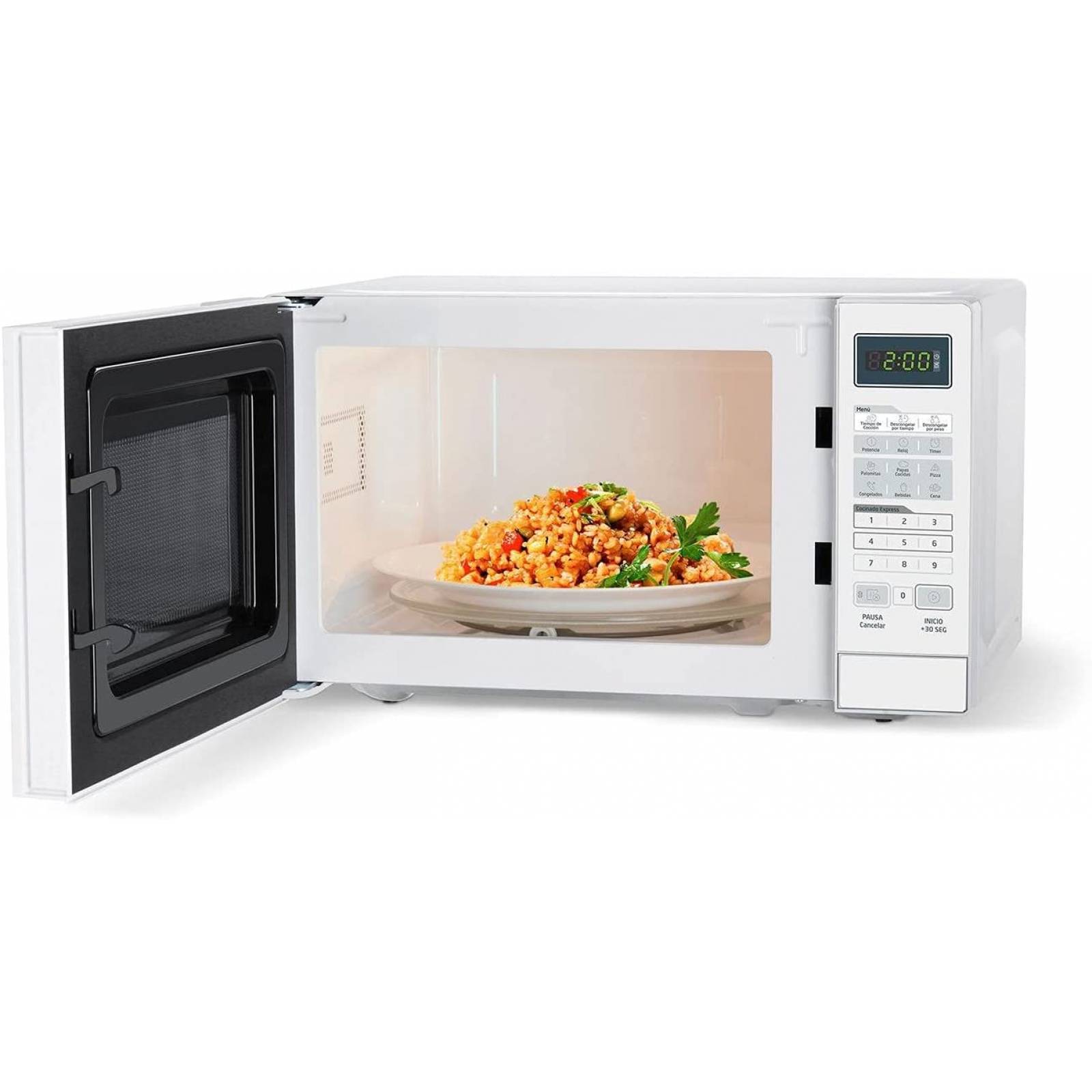 Horno de microondas 0.7 pies blanco marca midea