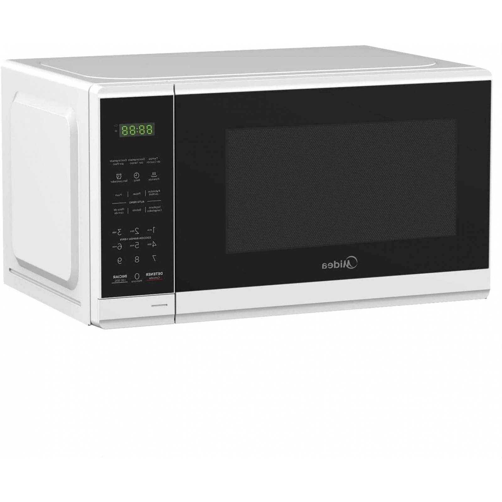 Horno de microondas 0.7 pies blanco/negro marca midea
