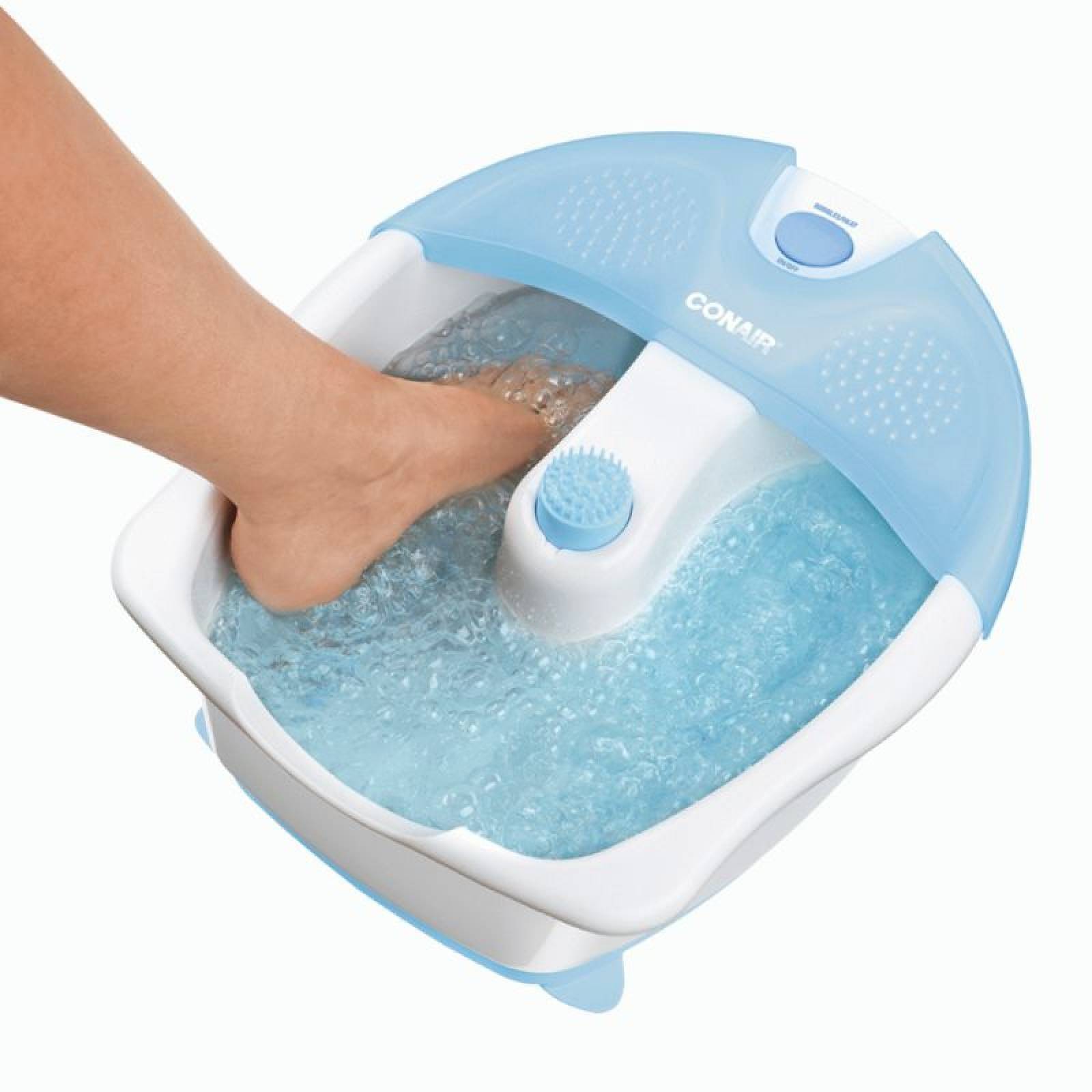 Tina de hidromasaje para pies sistema de burbujeo mantiene el agua caliente azul conair