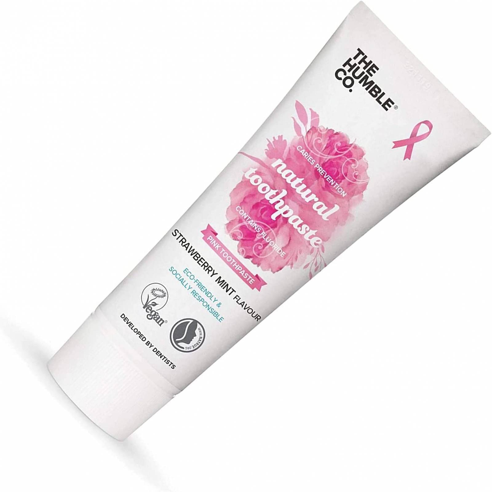 Paquete 2pack pasta dental natural fresa 75ml con flúor