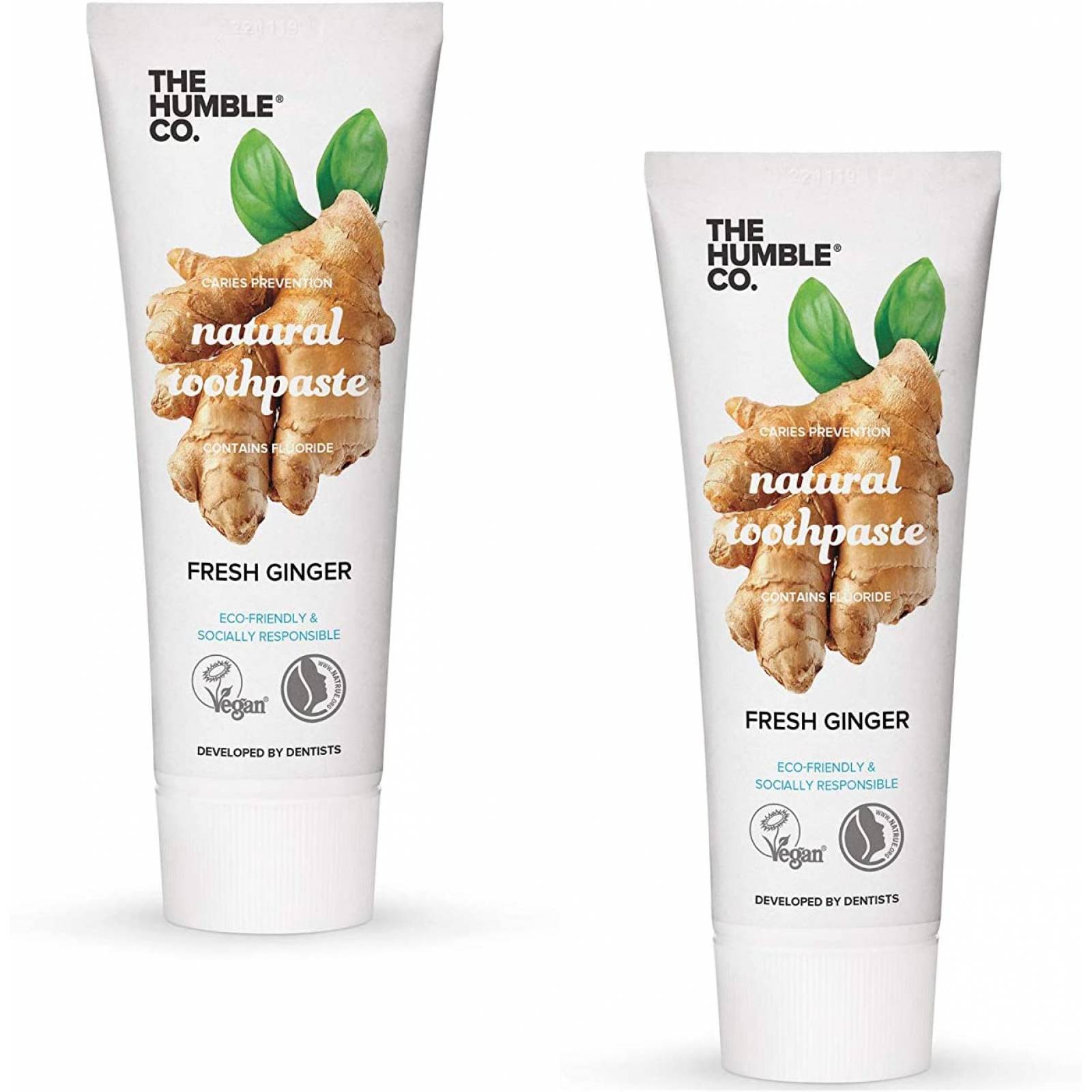 Paquete 2pack pasta dental natural jengibre 75ml
