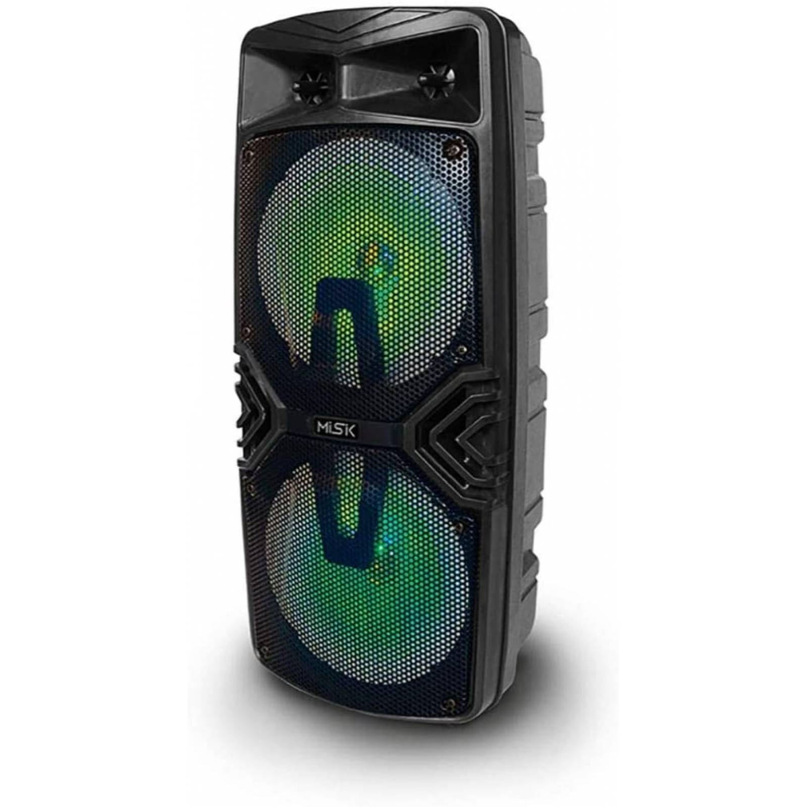 Bafle bluetooth de 2x8 usb sd tws misik