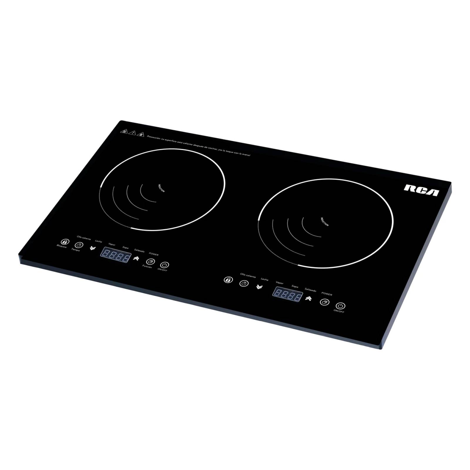 Parrilla de induccion doble marca rca rc-12a4