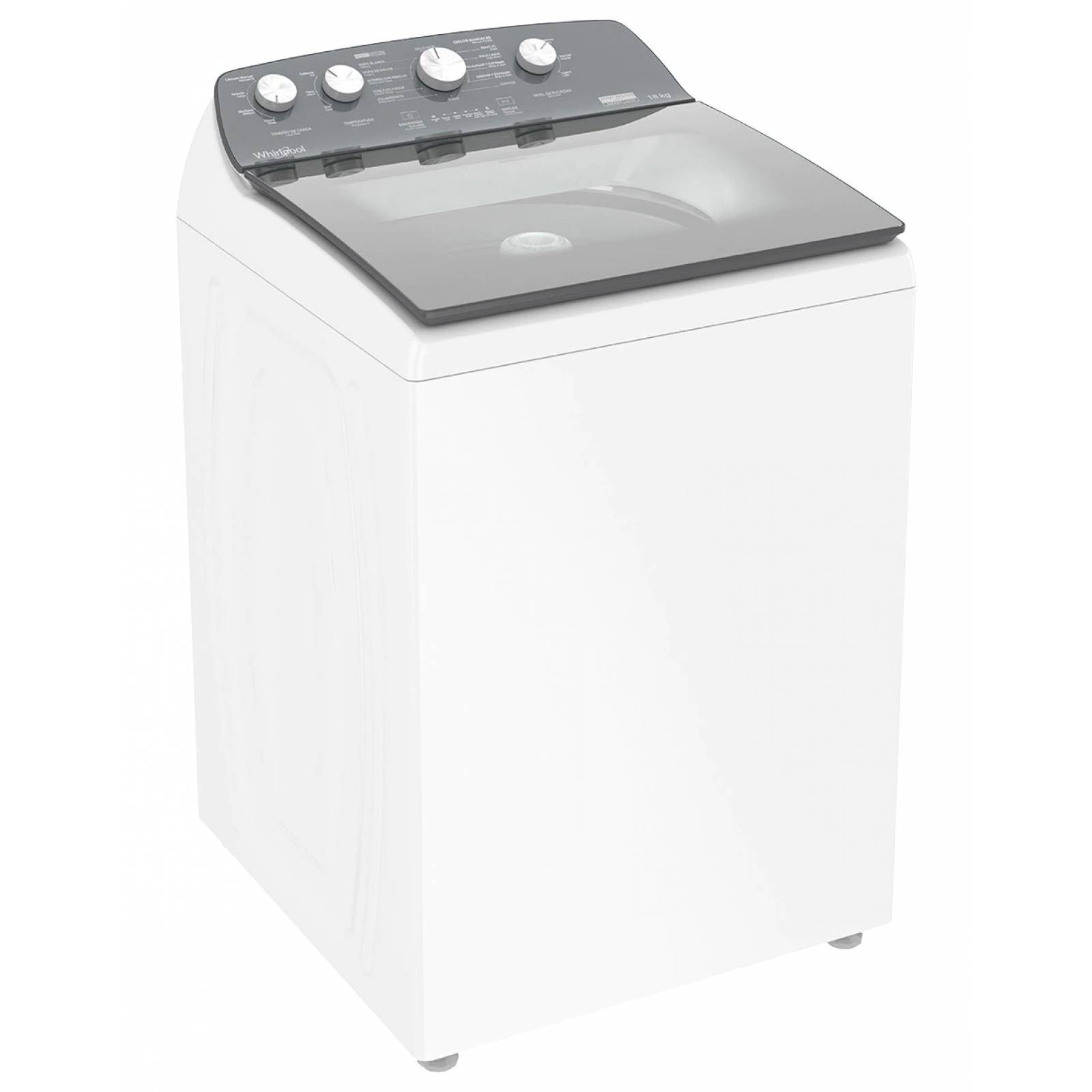 Lavadora carga superior 18 kg xpert system agitador blanco 8mwtw1824wjm