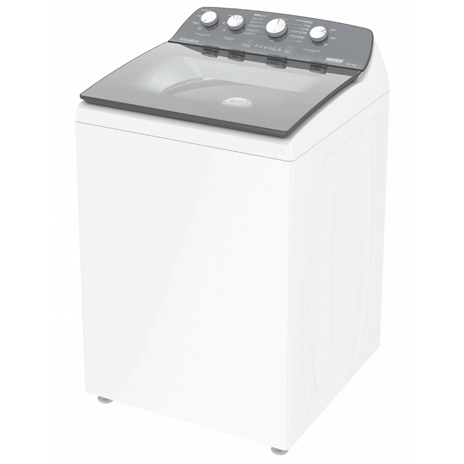 Lavadora carga superior 18 kg xpert system agitador blanco 8mwtw1824wjm