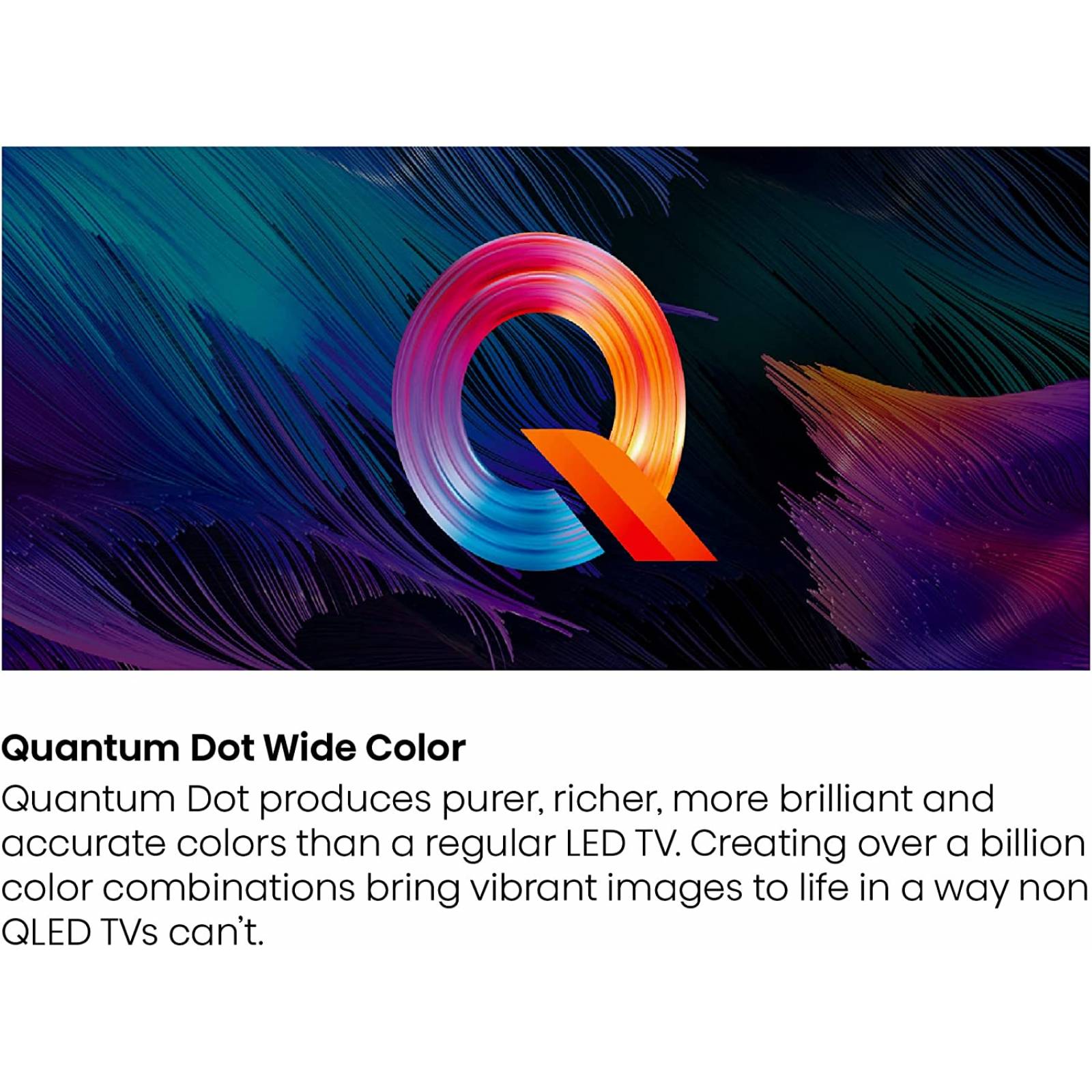 Pantalla de 50" 4k qled smart marca hisense.