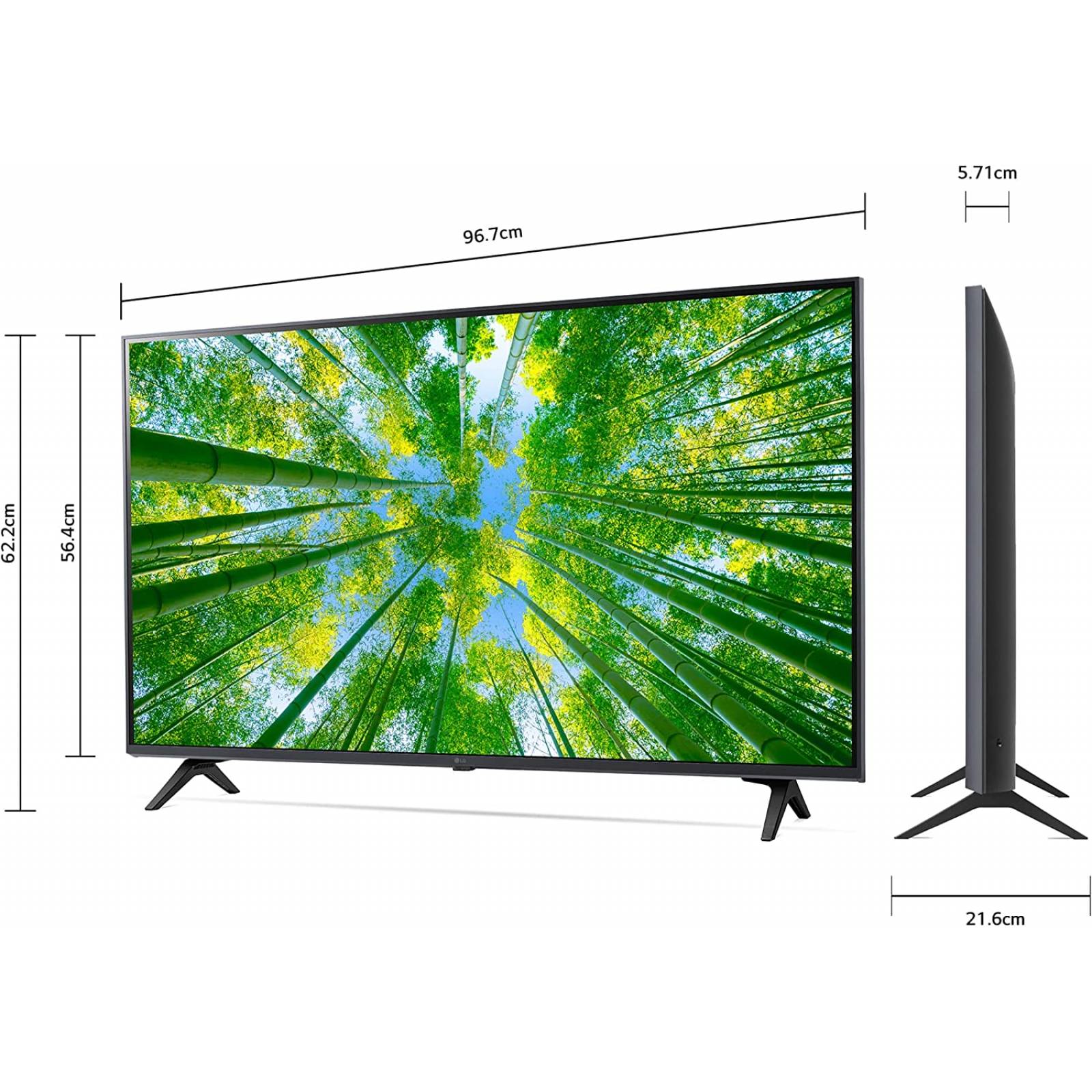 Pantalla de 43 pulgadas 4k uhd smart marca lg 43uq8000psb