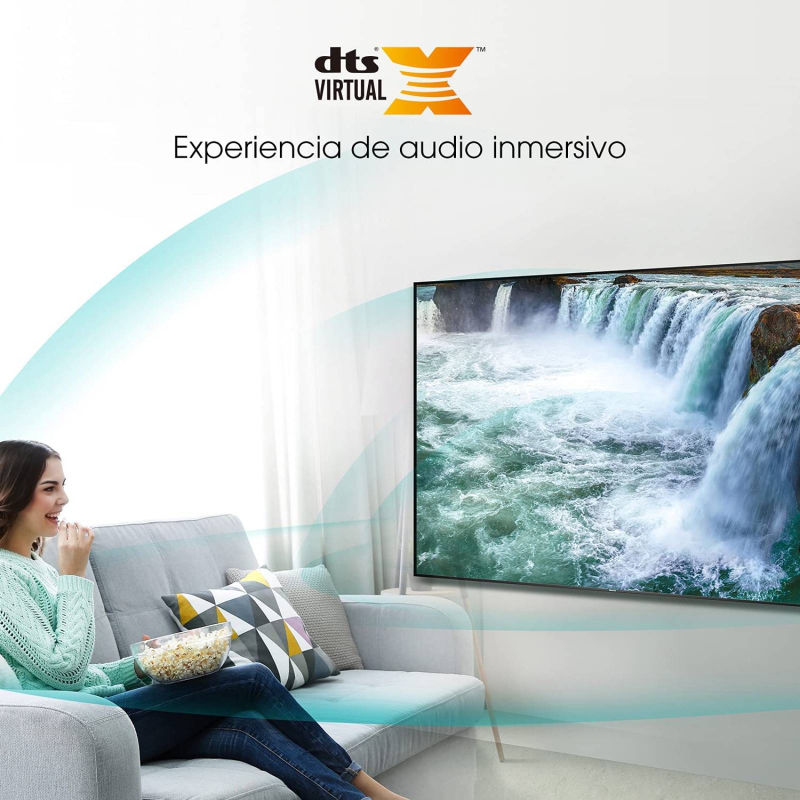 Pantalla hisense a6g 43 pulgadas led smart uhd 4k android tv a6g