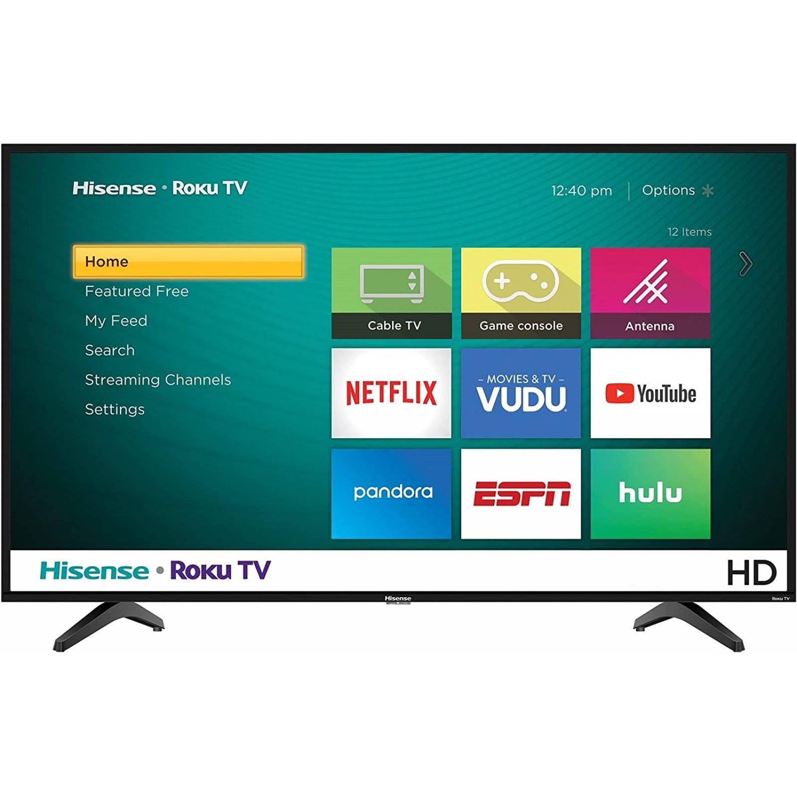 Televisor hisense 32 led 720p 60hz smart tv + roku (reacondicionado)