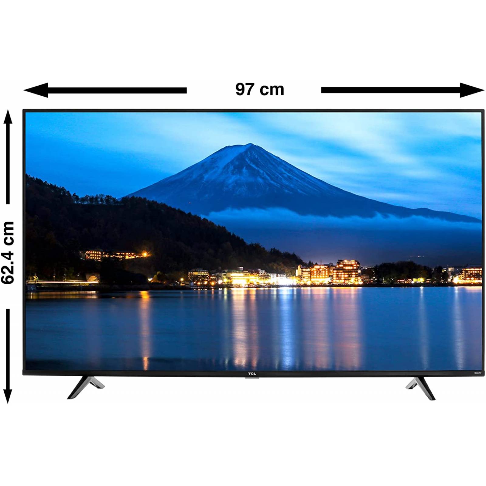 Televisor 43 pulgadas tcl mod. 43s443 4k smart roku