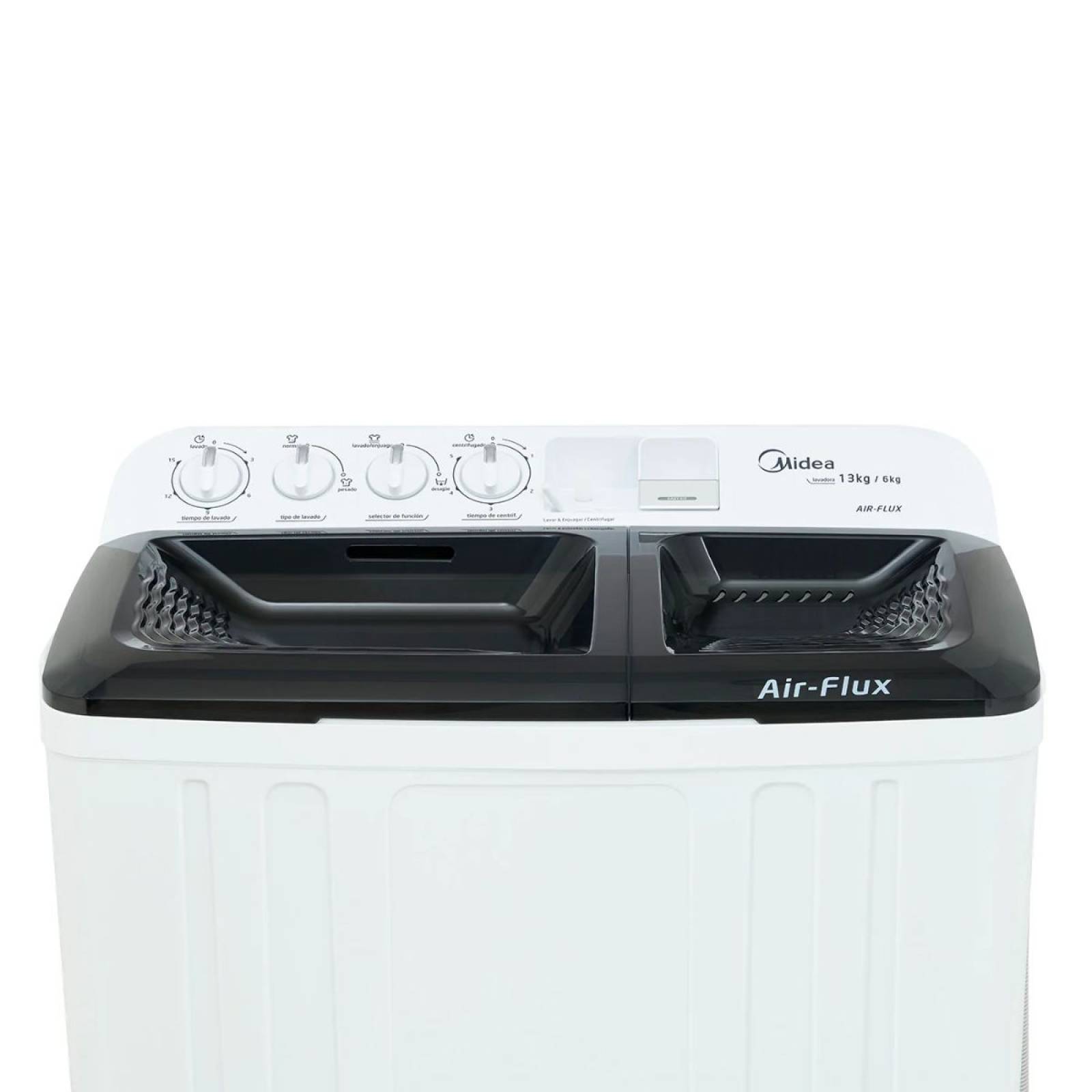 Lavadora 13 kg doble tina marca midea