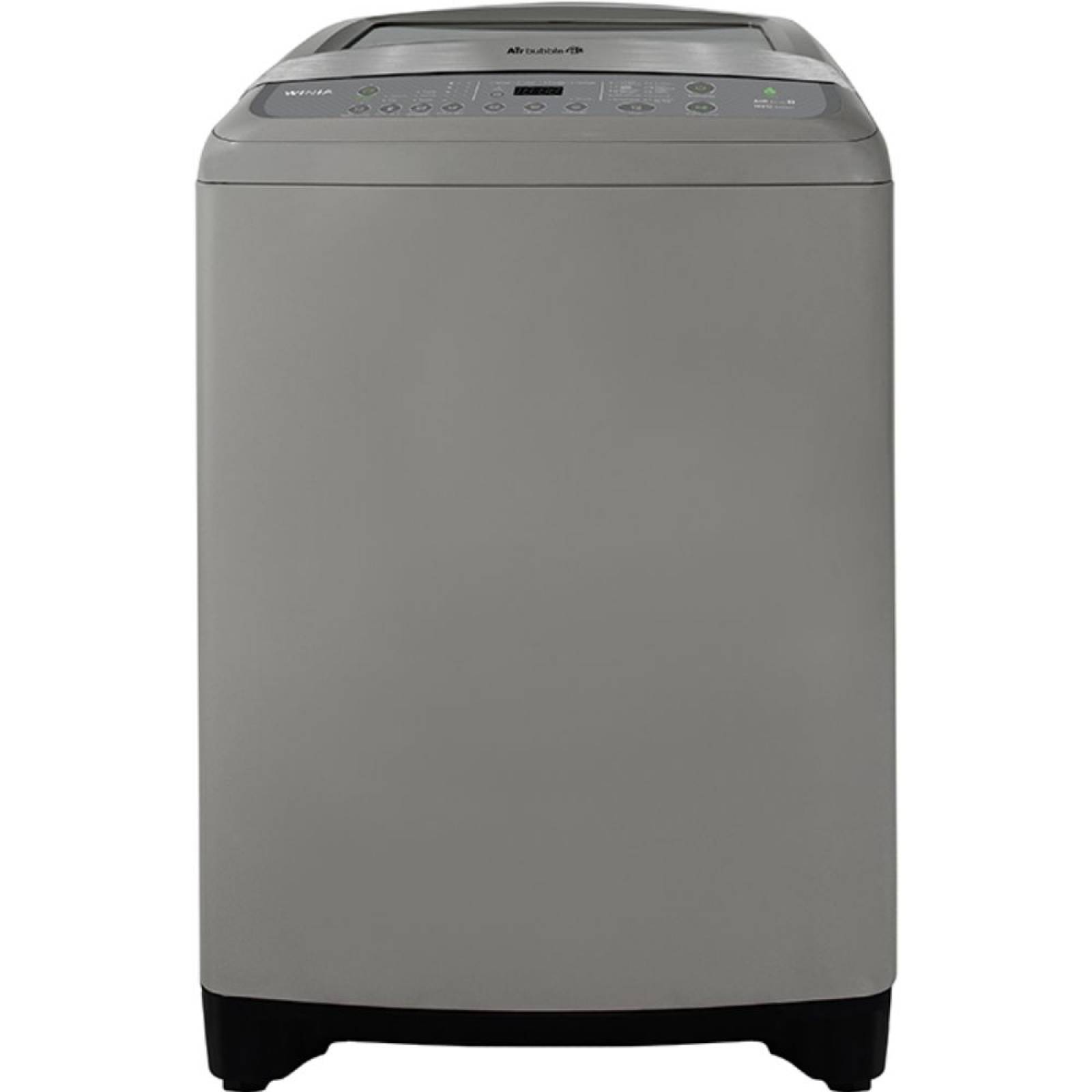 Lavadora 21kg automatica carga superior gris claro daewoo