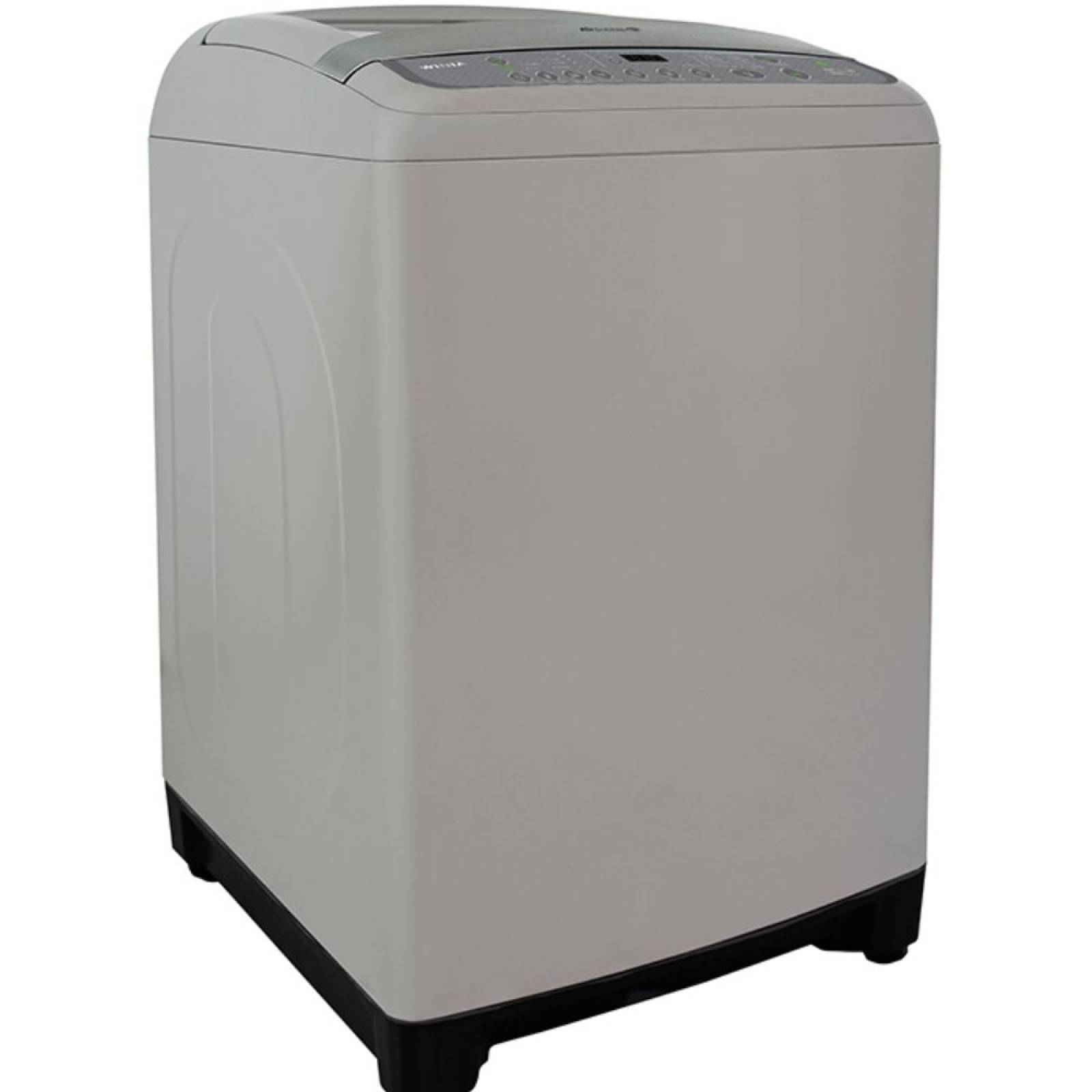 Lavadora 21kg automatica carga superior gris claro daewoo