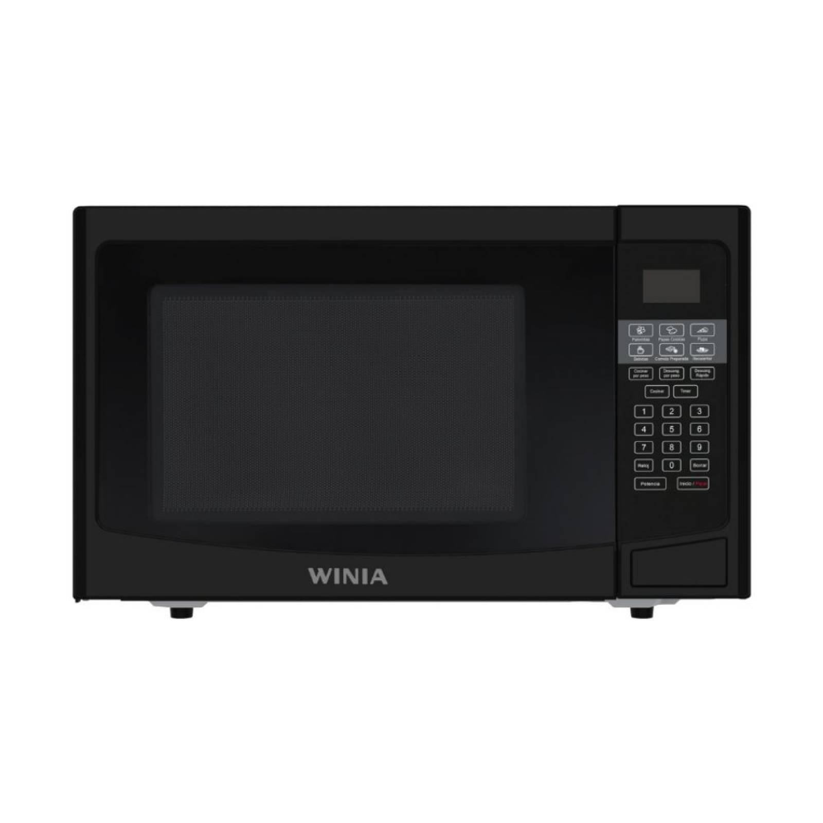 Horno microondas 1.1p3 abierto boton negro winia