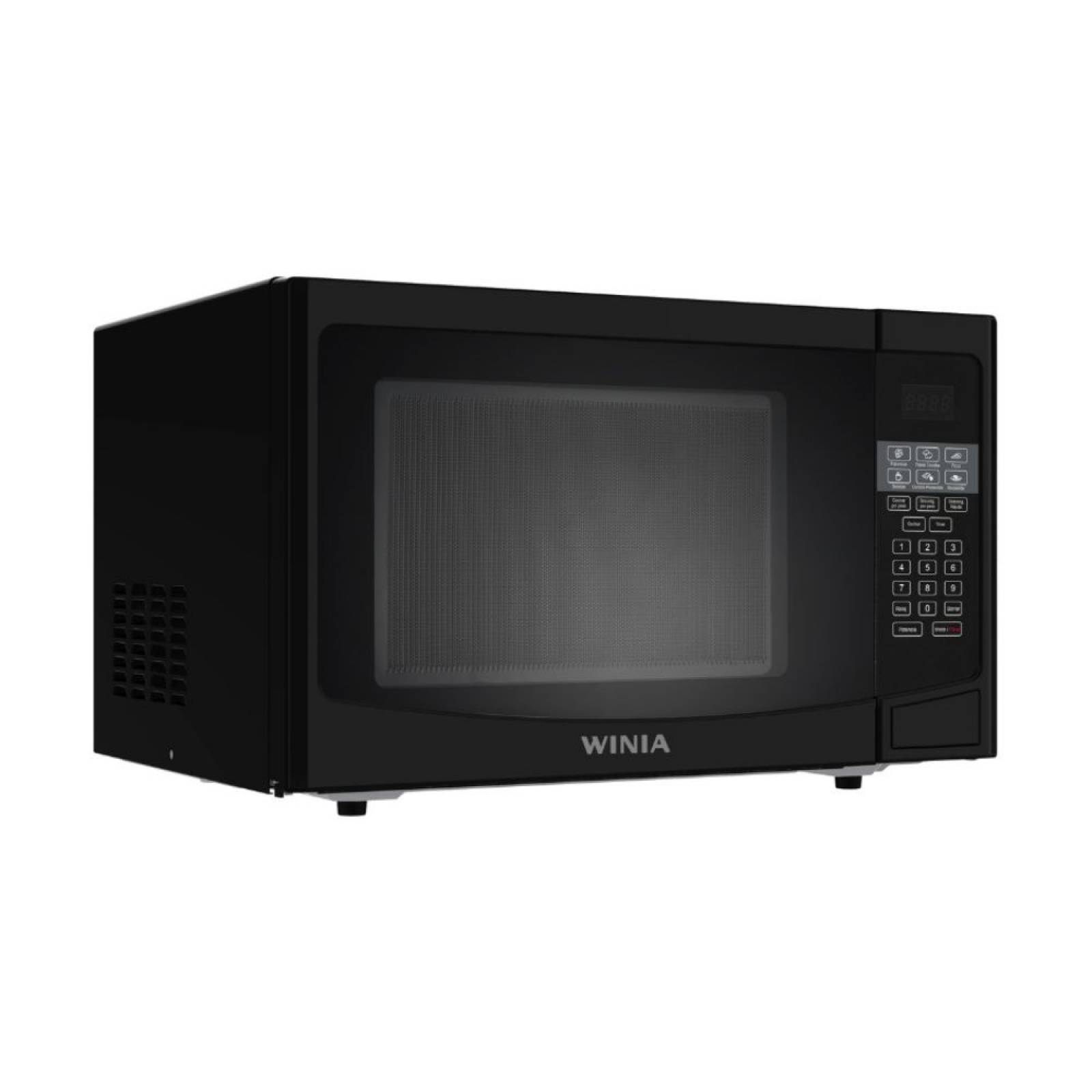 Horno microondas 1.1p3 abierto boton negro winia