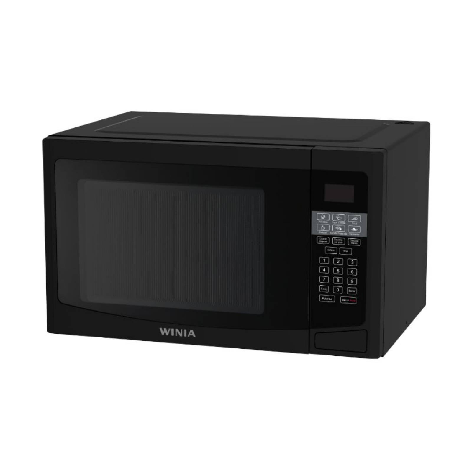 Horno microondas 1.1p3 abierto boton negro winia