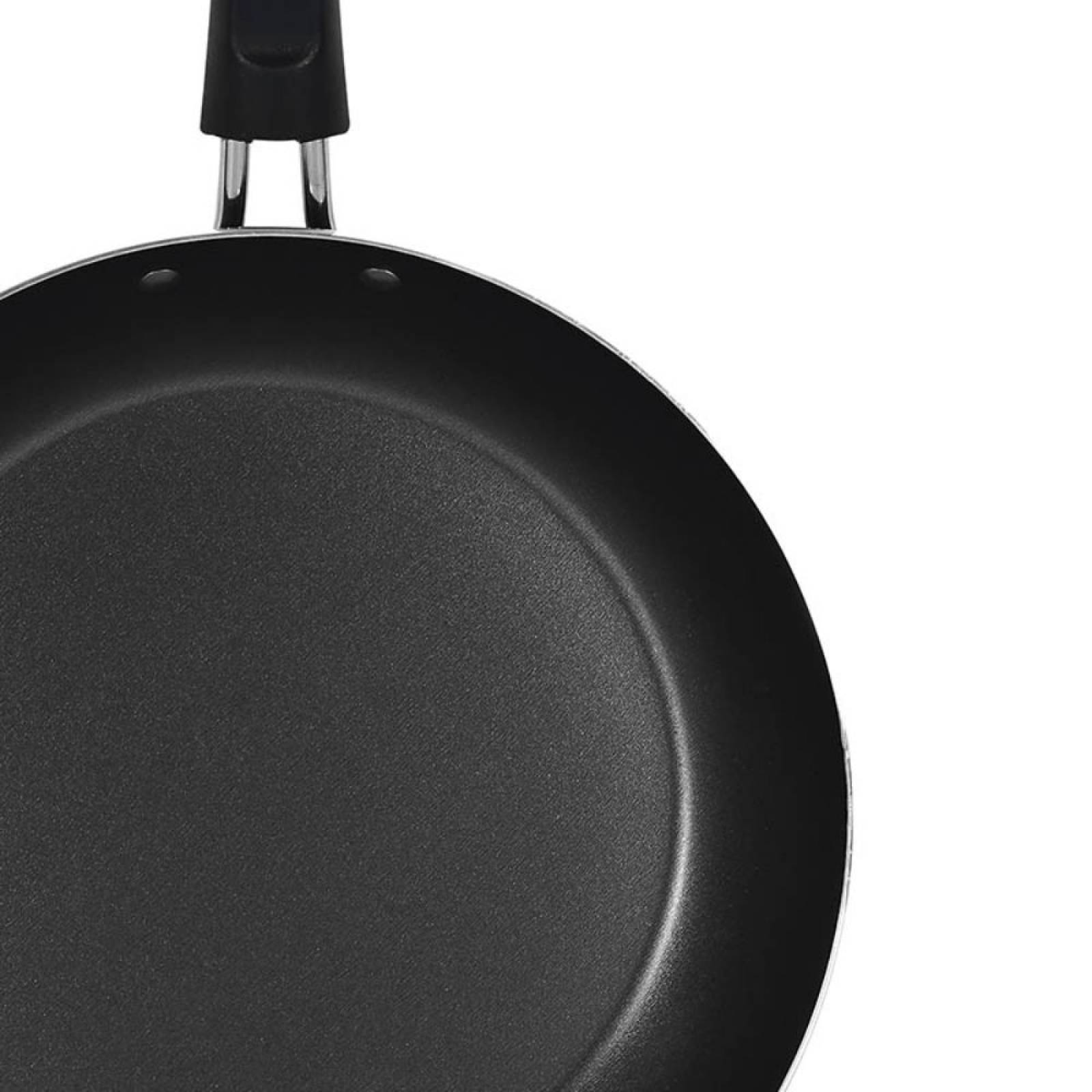 Juego de sartenes 3 piezas revestimiento interno antiadherente marca tramontina