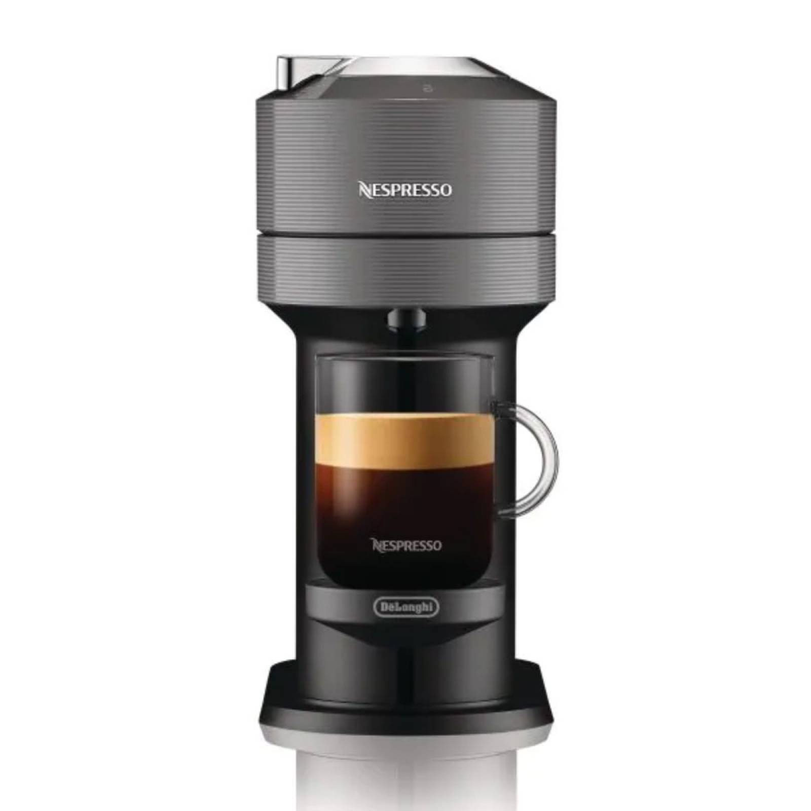 Cafetera nespresso vertuo next coffee espresso con aeroccino gris obscuro (reacondicionado)