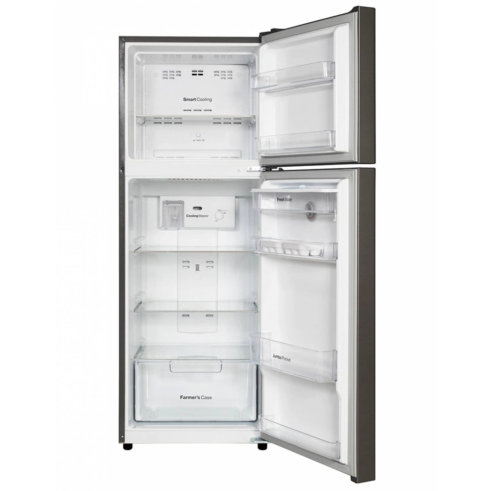 Refrigerador 9p3 2 puertas despachador agua plateado daewoo