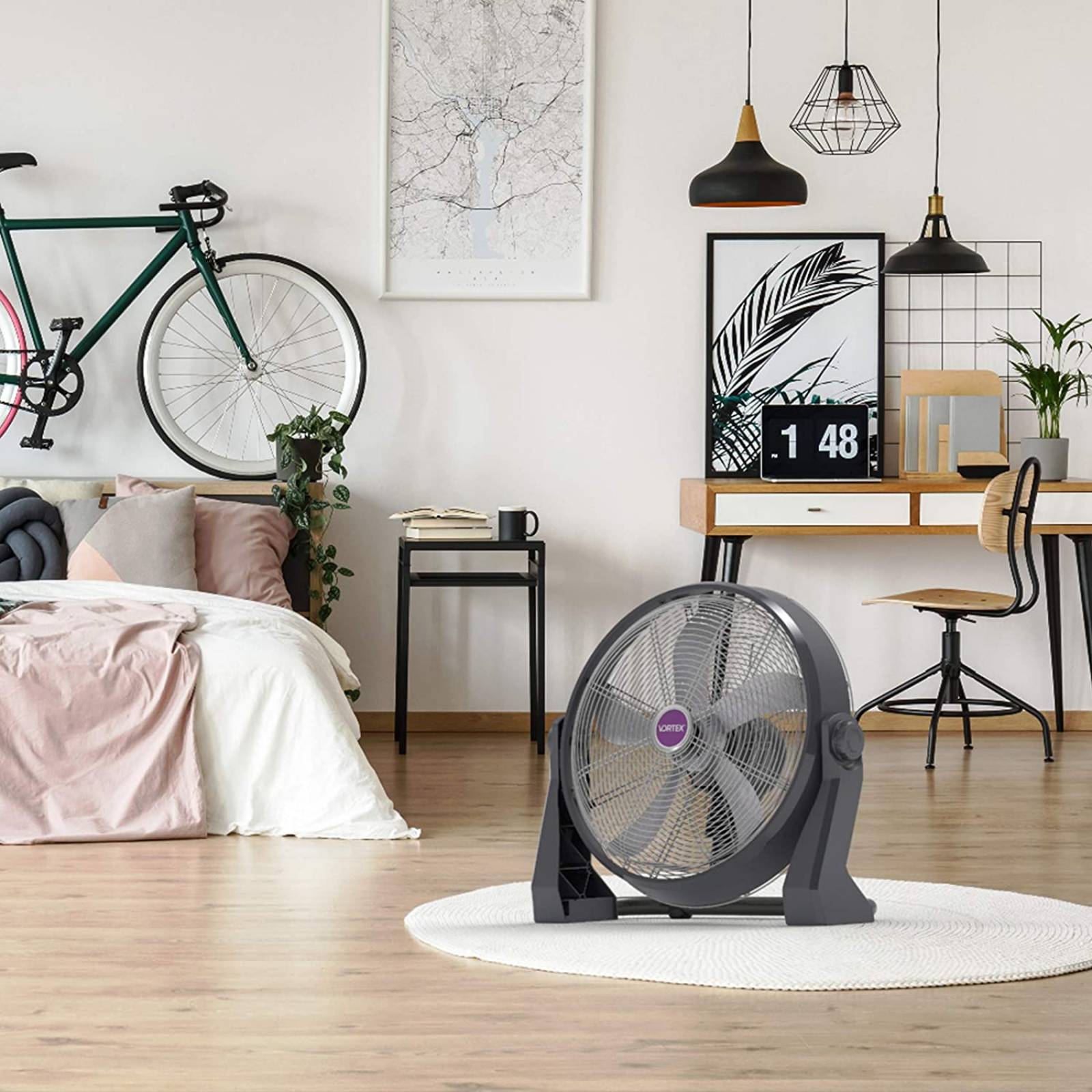 Ventilador navia de piso mod. vortex cfvm020
