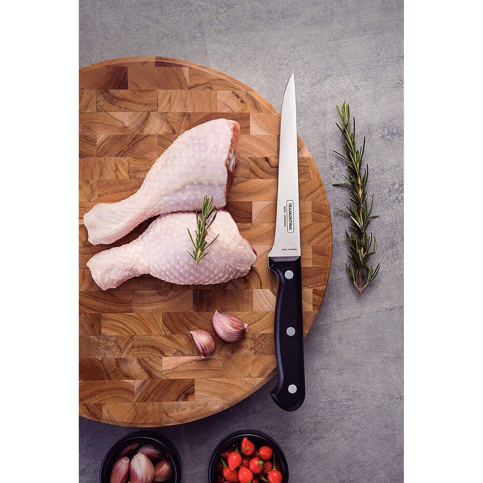 Juego de cuchillos 4 piezas ultracorte marca tramontina