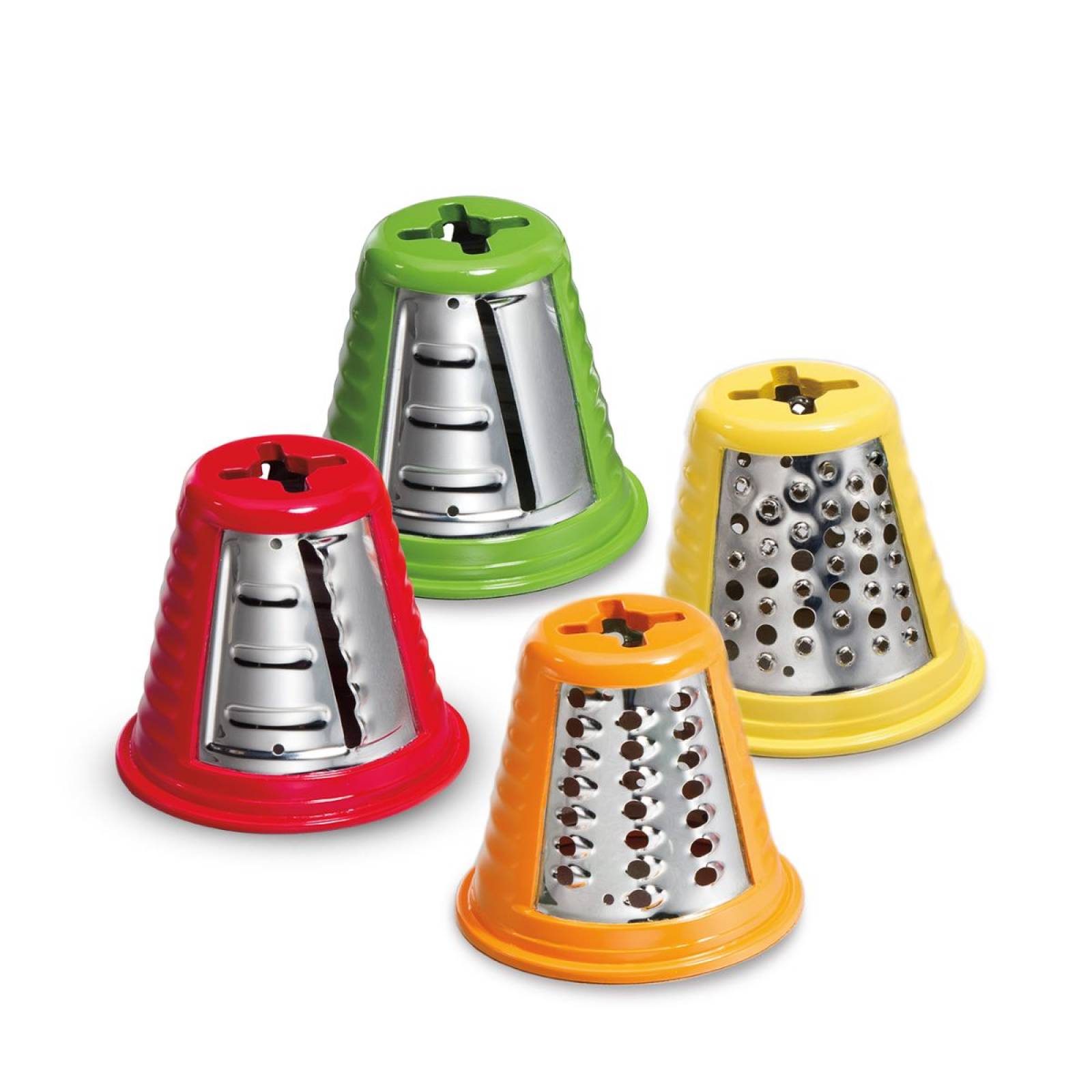 Procesador de alimentos 4 conos de corte blanco hamilton beach