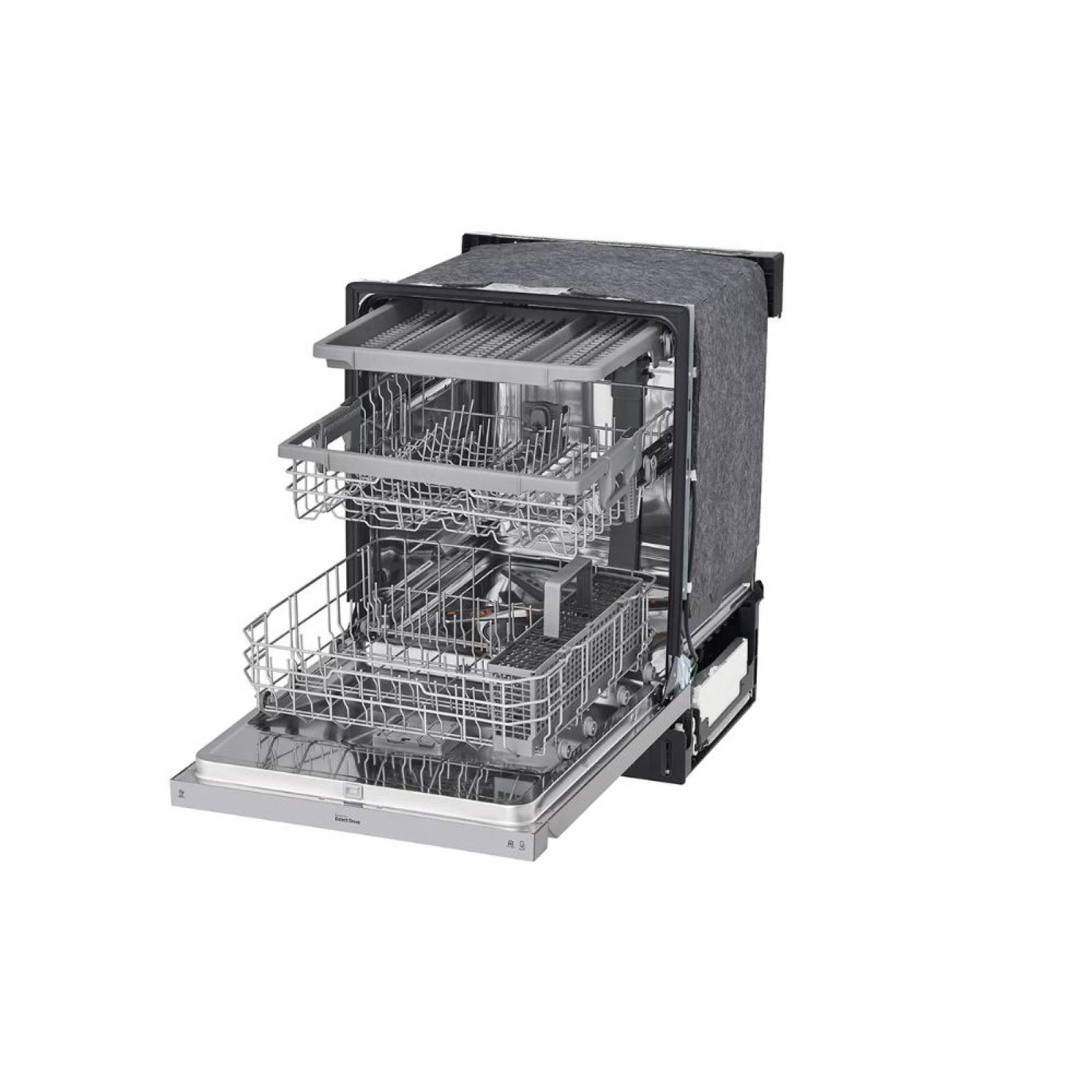 Lavavajillas 15 servicios de empotre color acero inox marca lg ldfn4542s