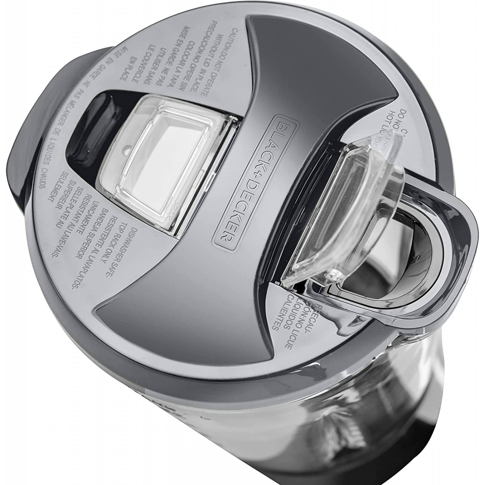 Licuadora 12 vel 1.25lt vaso de vidrio durapro negro b&d