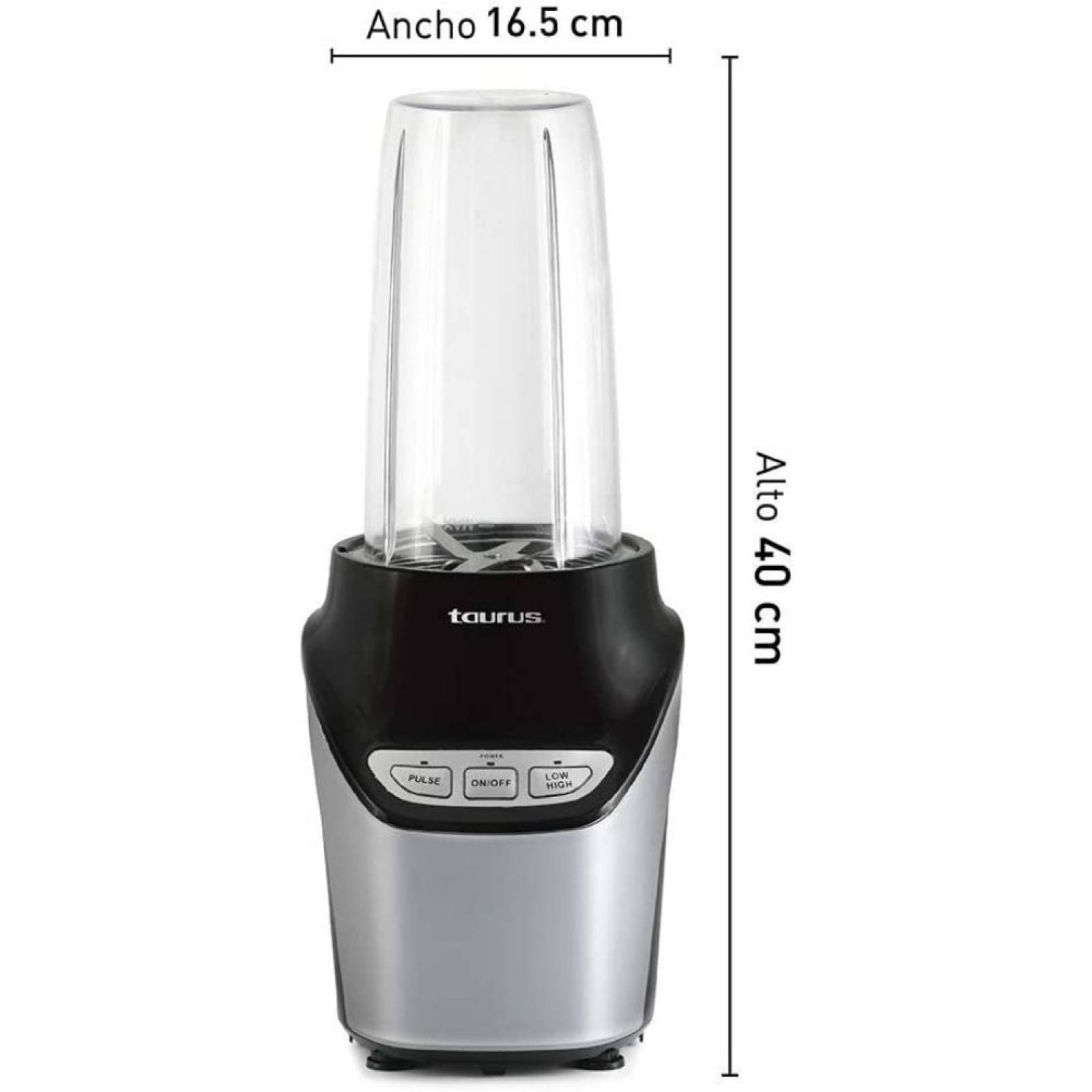 Pulverizador de alimentos 1.5l 600w negro taurus