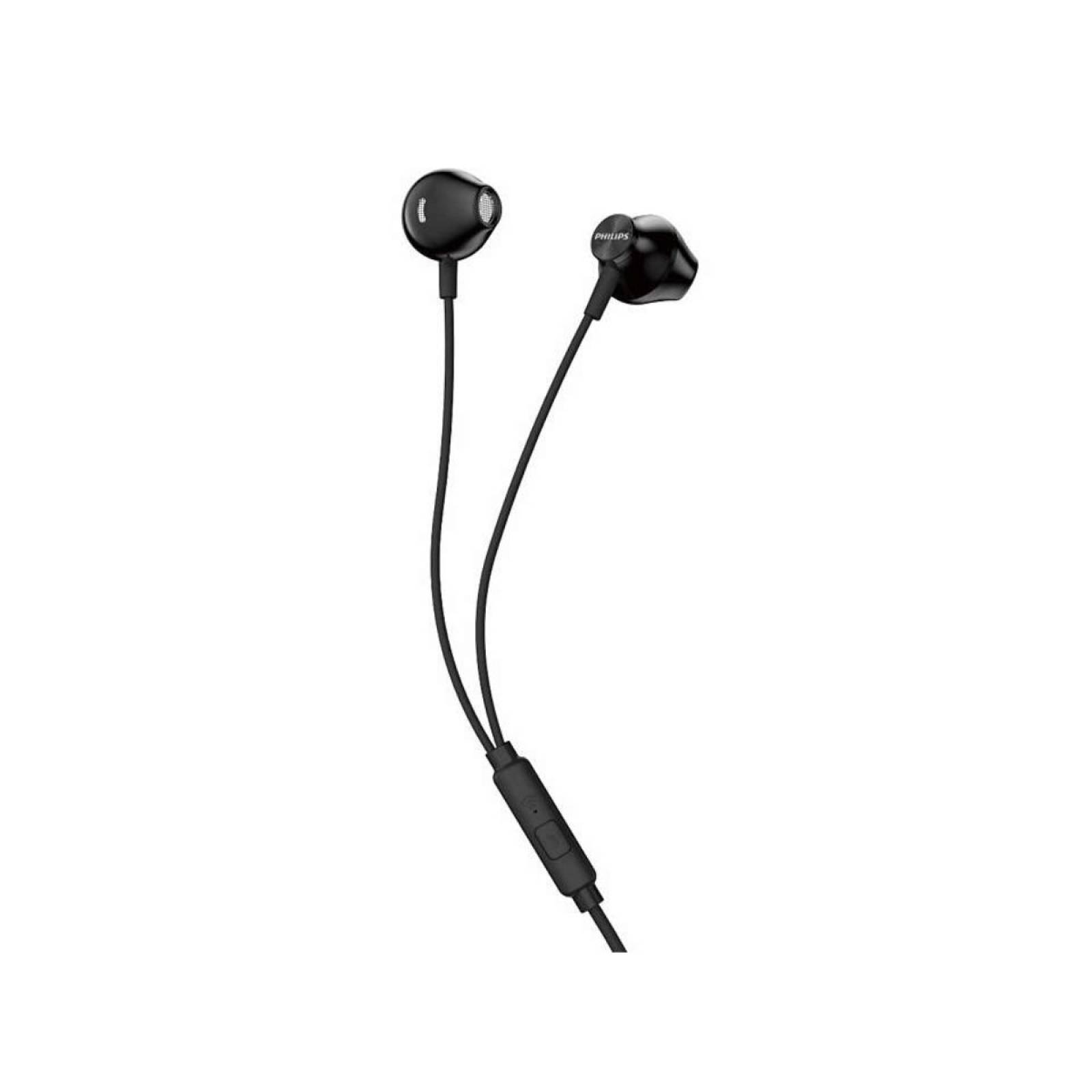 Audifonos alámbricos color negro marca philips