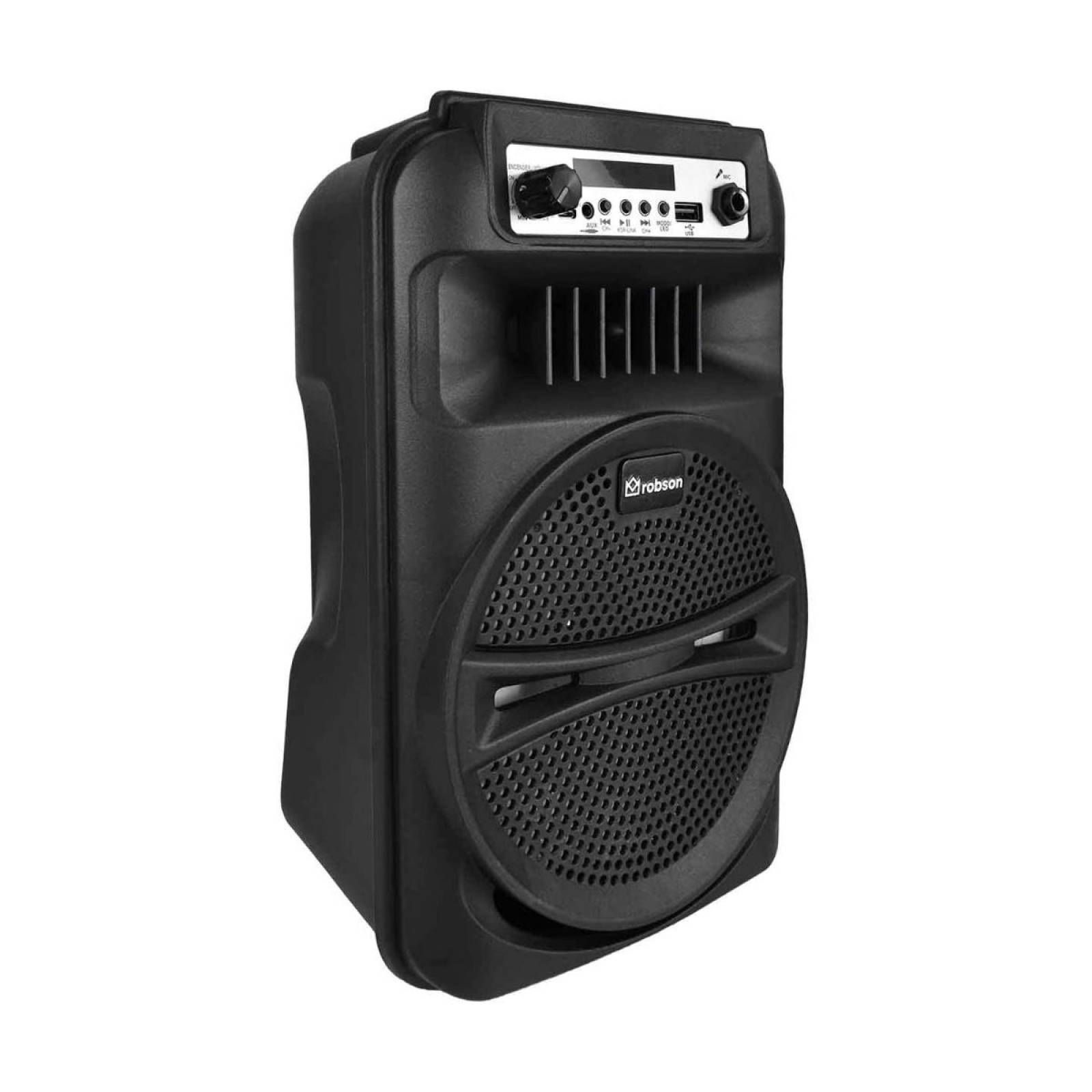 Bocina 6.5" recargable robson-link bt usb micro sd 8w marca ksr