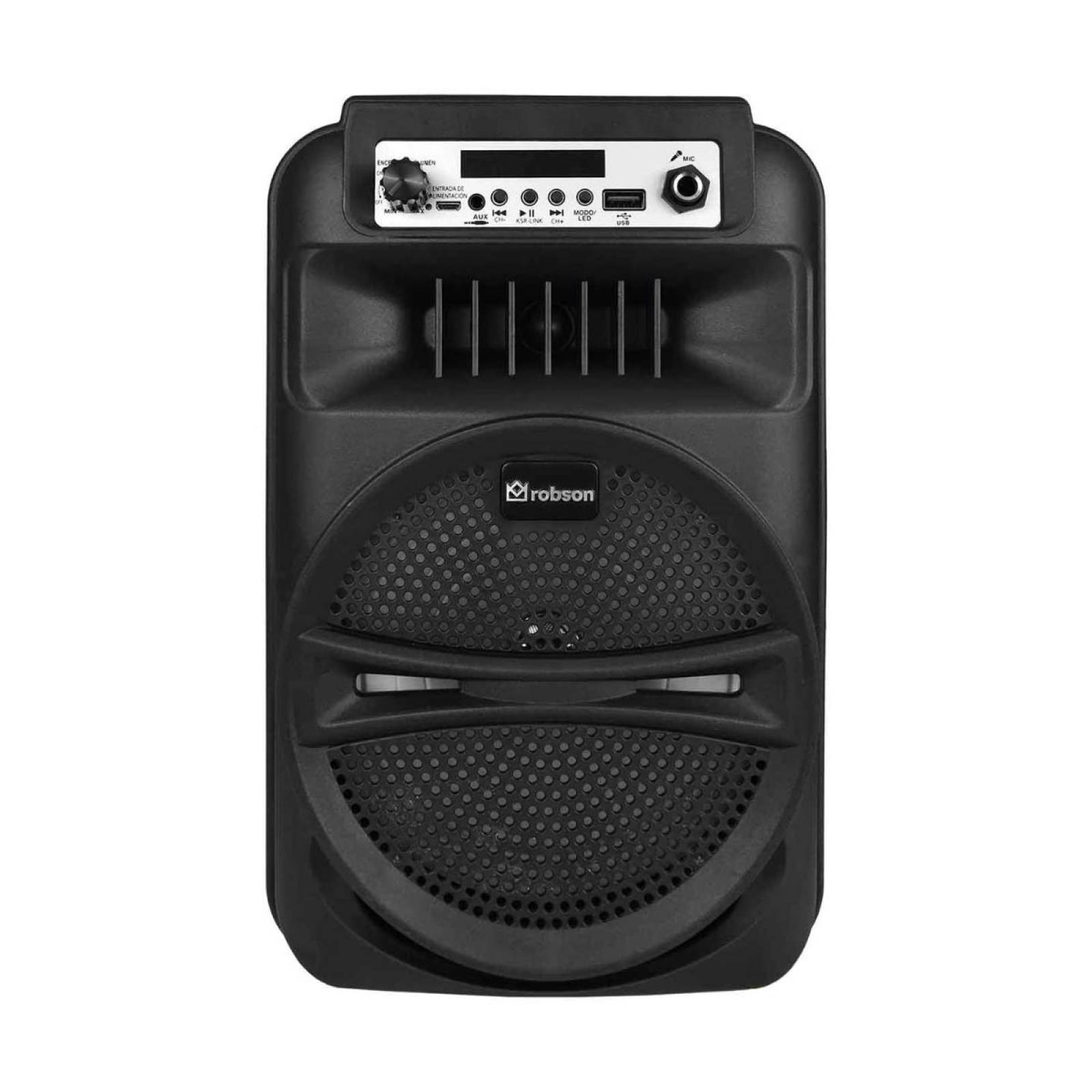 Bocina 6.5" recargable robson-link bt usb micro sd 8w marca ksr