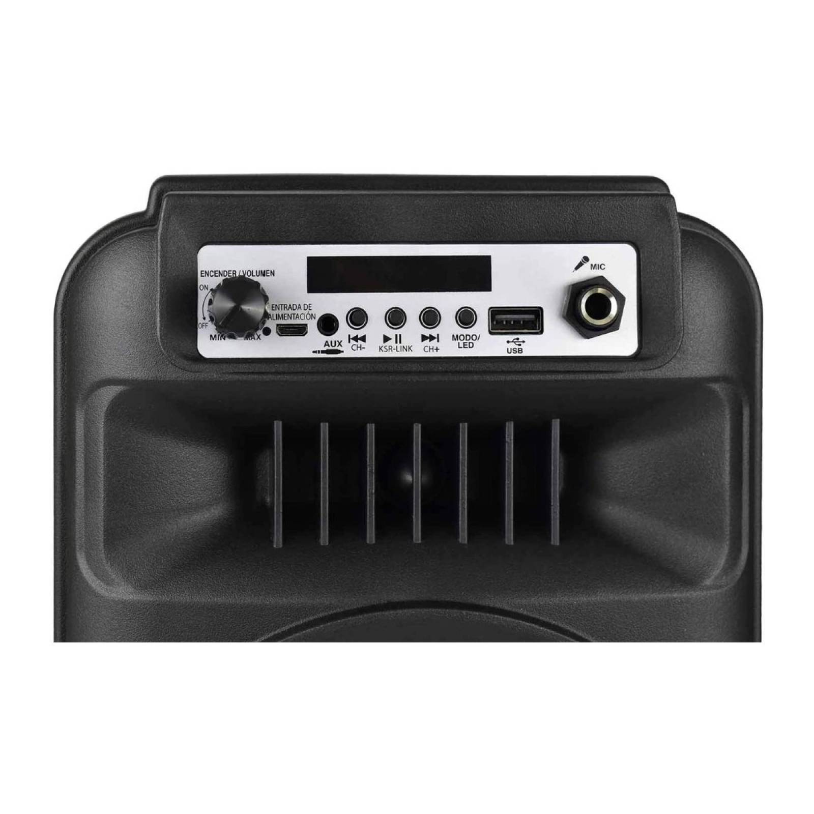 Bocina 6.5" recargable robson-link bt usb micro sd 8w marca ksr
