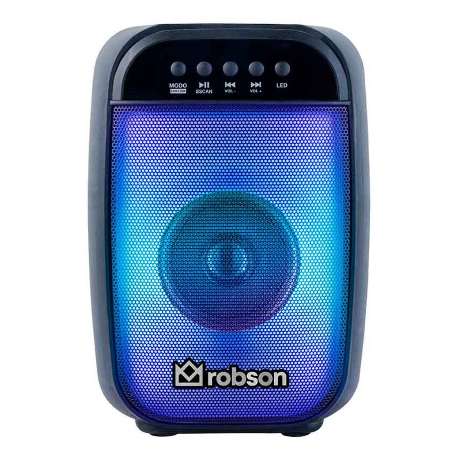Bocina 3" recargable bluetooth marca robson